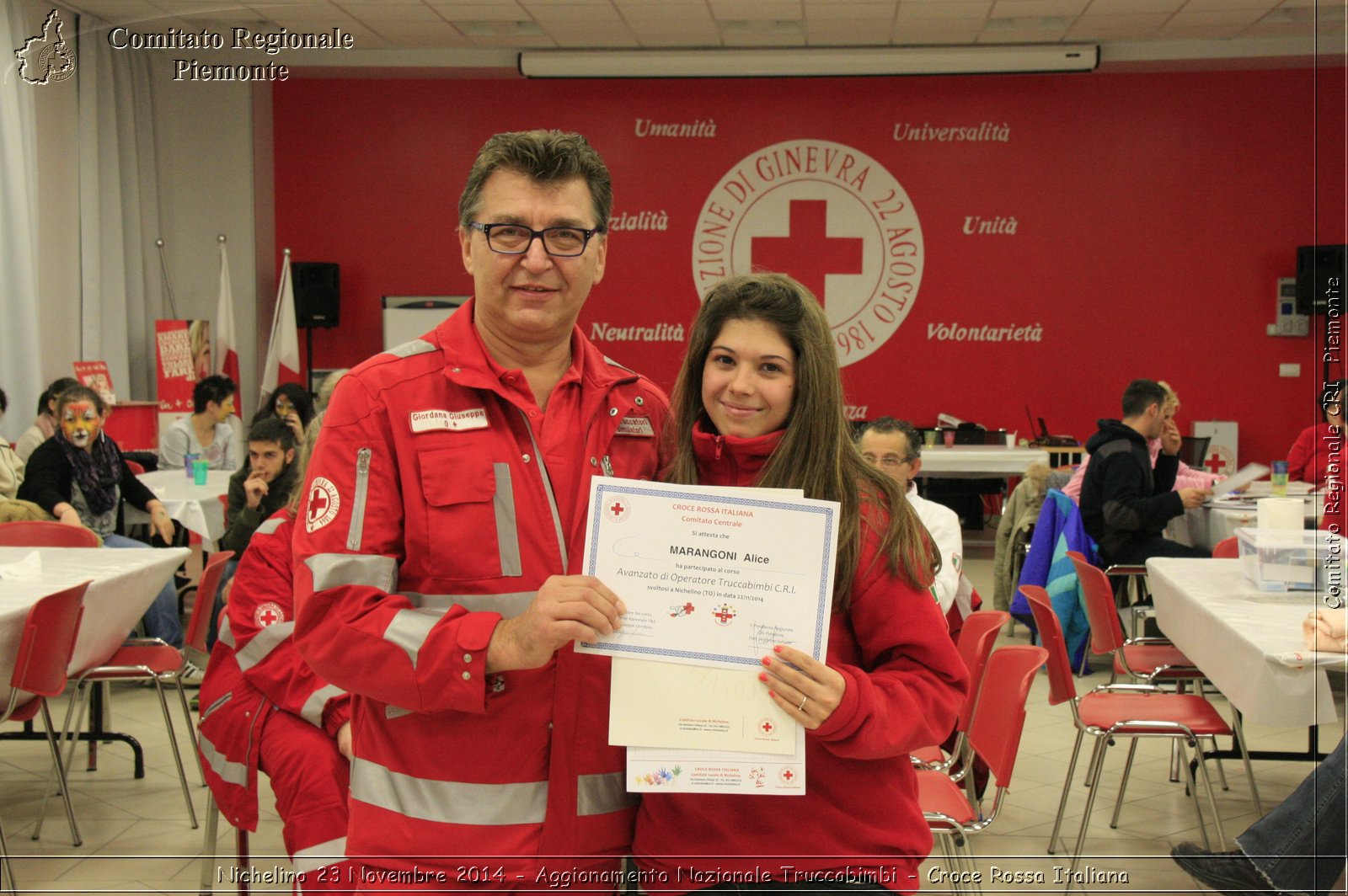 Nichelino 23 Novembre 2014 - Aggiornamento Nazionale Truccabimbi - Croce Rossa Italiana- Comitato Regionale del Piemonte