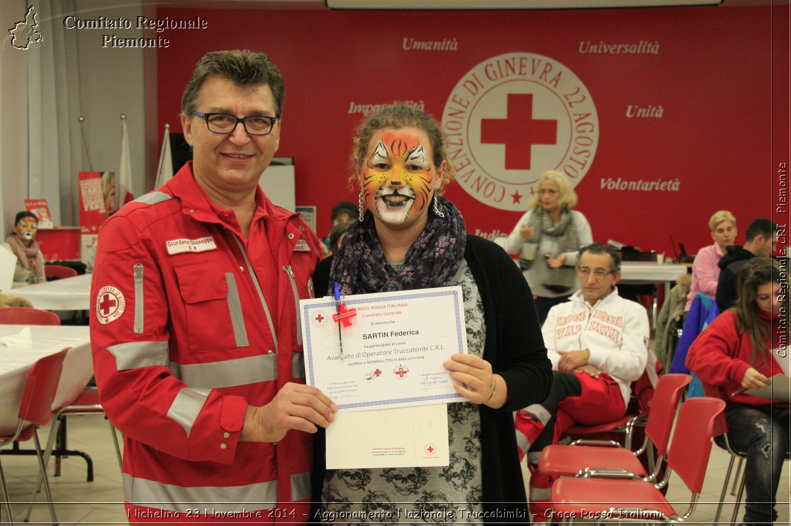 Nichelino 23 Novembre 2014 - Aggiornamento Nazionale Truccabimbi - Croce Rossa Italiana- Comitato Regionale del Piemonte