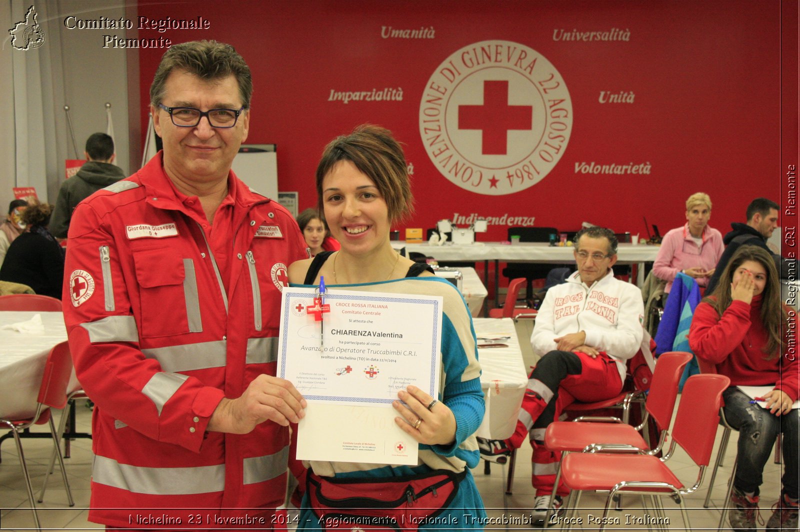 Nichelino 23 Novembre 2014 - Aggiornamento Nazionale Truccabimbi - Croce Rossa Italiana- Comitato Regionale del Piemonte