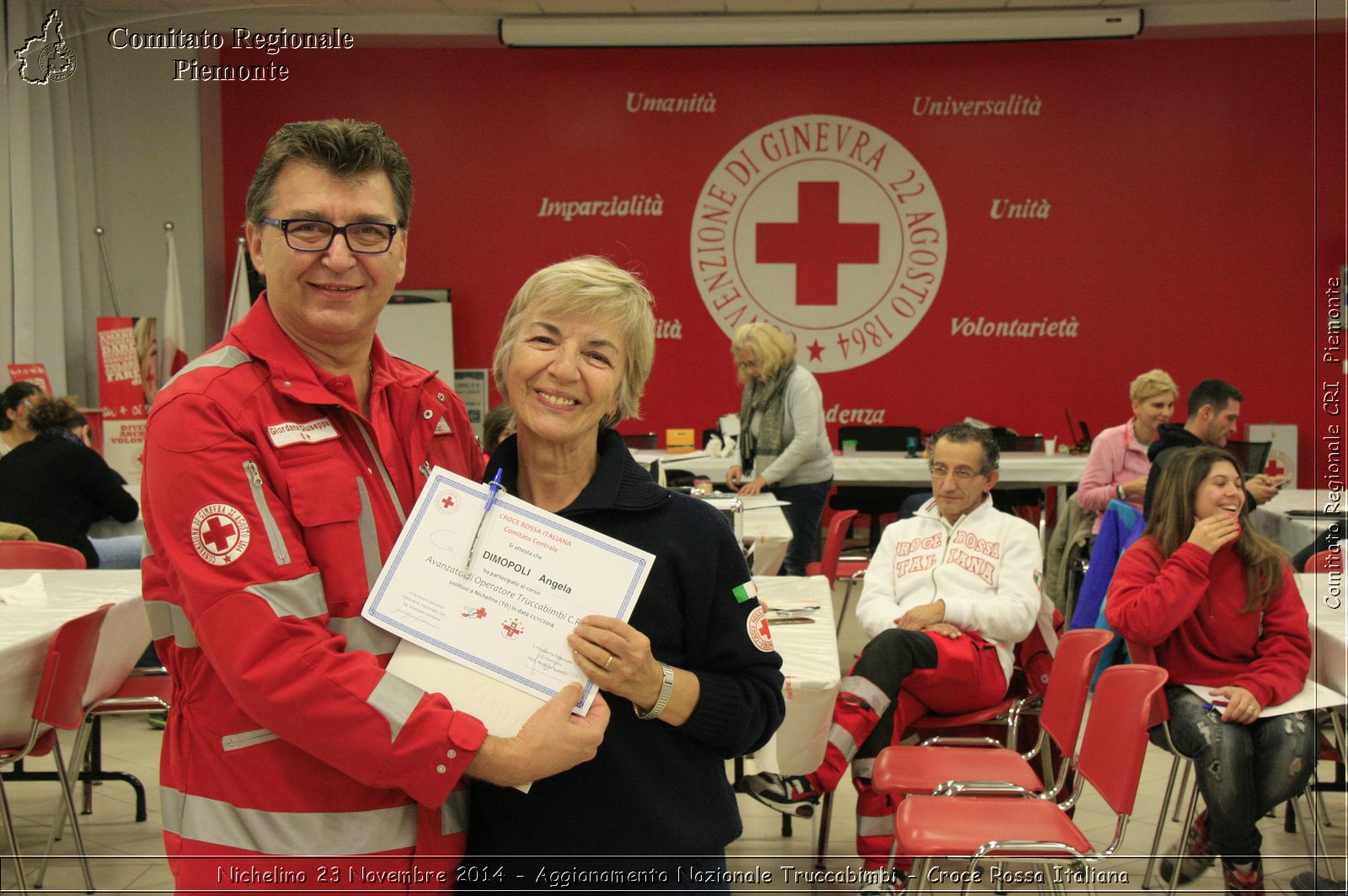 Nichelino 23 Novembre 2014 - Aggiornamento Nazionale Truccabimbi - Croce Rossa Italiana- Comitato Regionale del Piemonte