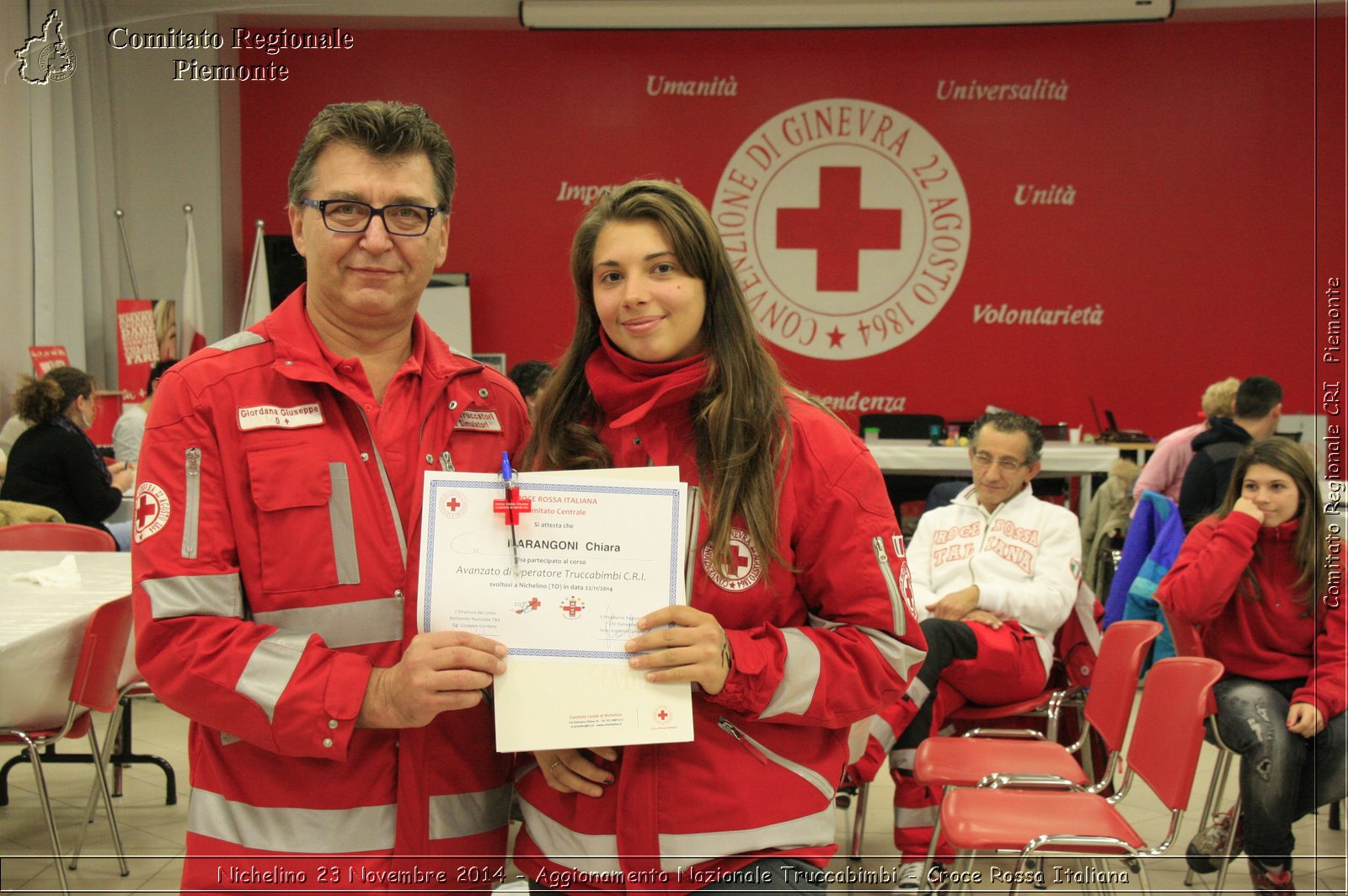 Nichelino 23 Novembre 2014 - Aggiornamento Nazionale Truccabimbi - Croce Rossa Italiana- Comitato Regionale del Piemonte