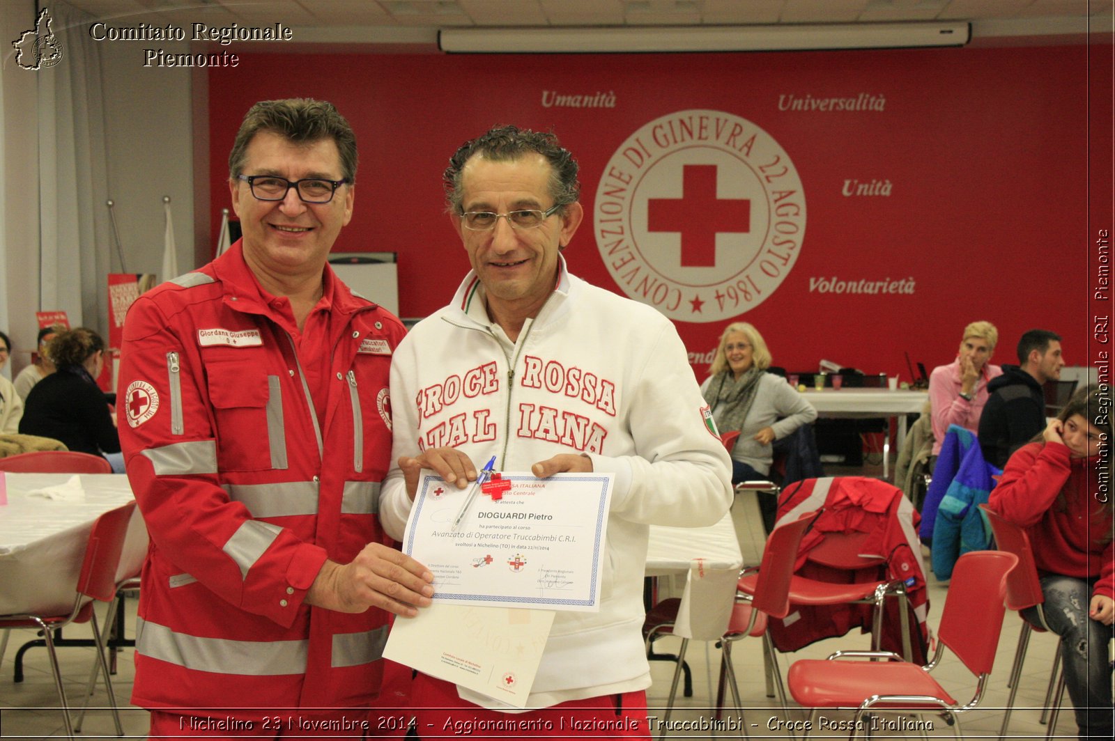 Nichelino 23 Novembre 2014 - Aggiornamento Nazionale Truccabimbi - Croce Rossa Italiana- Comitato Regionale del Piemonte