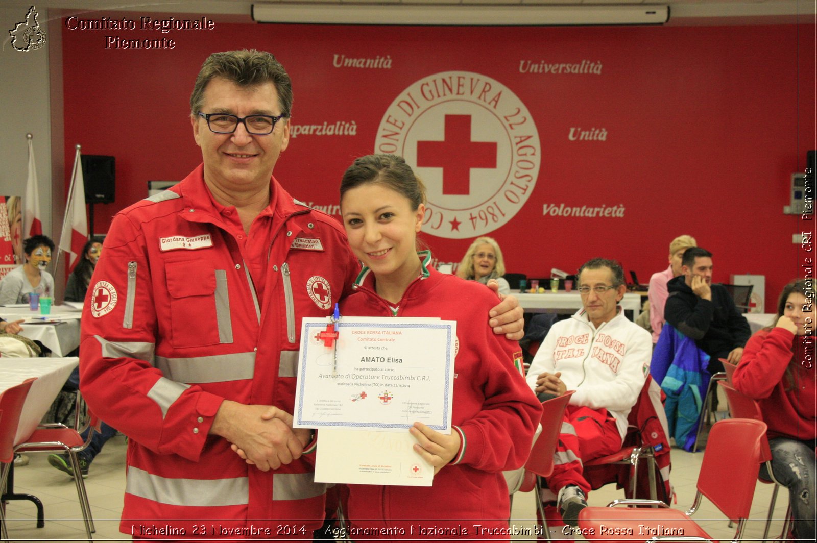 Nichelino 23 Novembre 2014 - Aggiornamento Nazionale Truccabimbi - Croce Rossa Italiana- Comitato Regionale del Piemonte