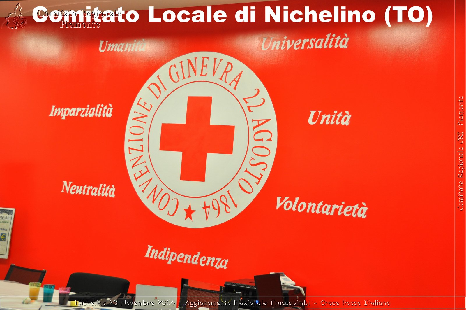 Nichelino 23 Novembre 2014 - Aggiornamento Nazionale Truccabimbi - Croce Rossa Italiana- Comitato Regionale del Piemonte