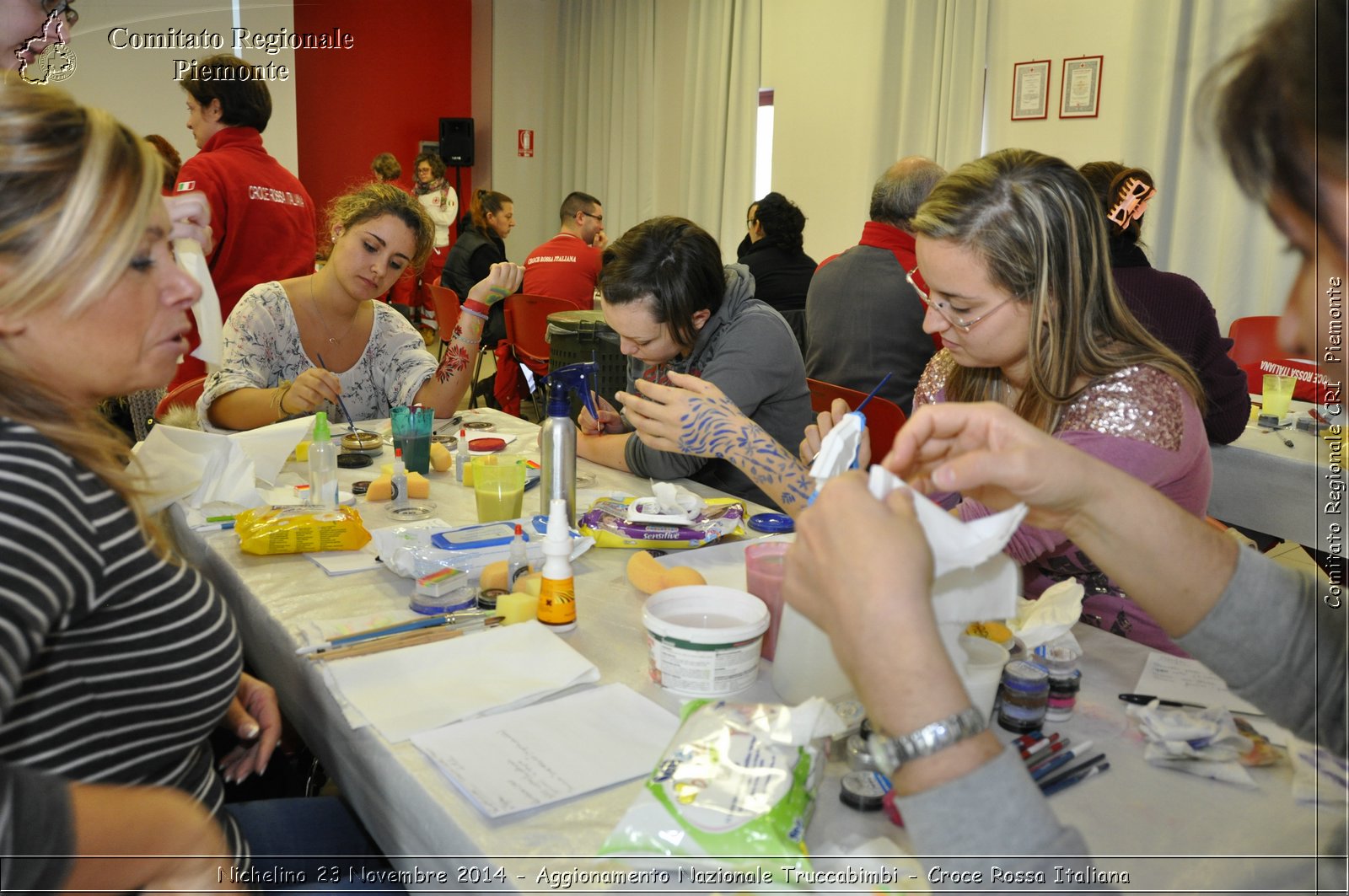 Nichelino 23 Novembre 2014 - Aggiornamento Nazionale Truccabimbi - Croce Rossa Italiana- Comitato Regionale del Piemonte