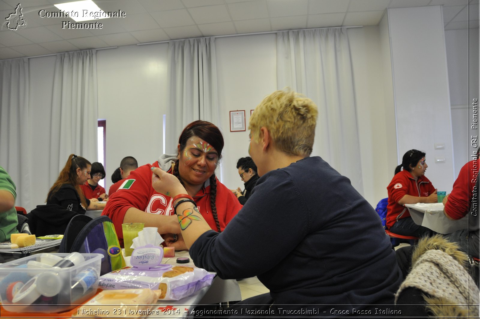 Nichelino 23 Novembre 2014 - Aggiornamento Nazionale Truccabimbi - Croce Rossa Italiana- Comitato Regionale del Piemonte