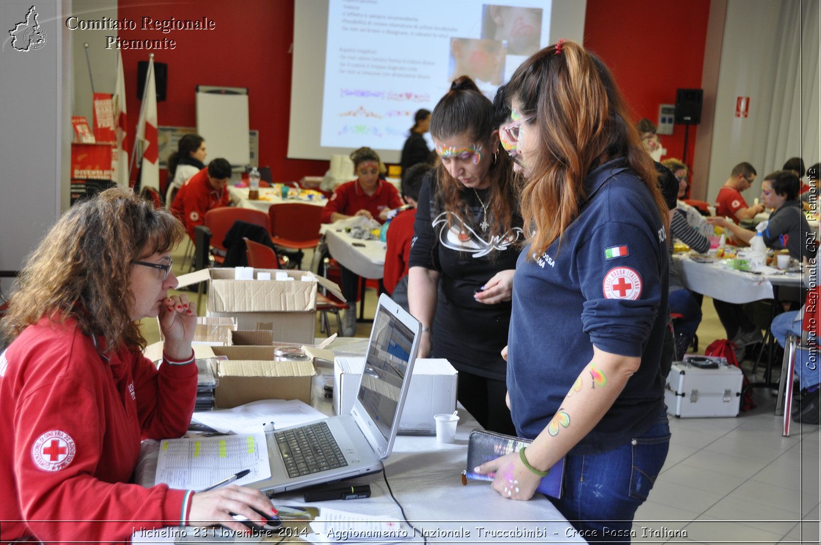 Nichelino 23 Novembre 2014 - Aggiornamento Nazionale Truccabimbi - Croce Rossa Italiana- Comitato Regionale del Piemonte