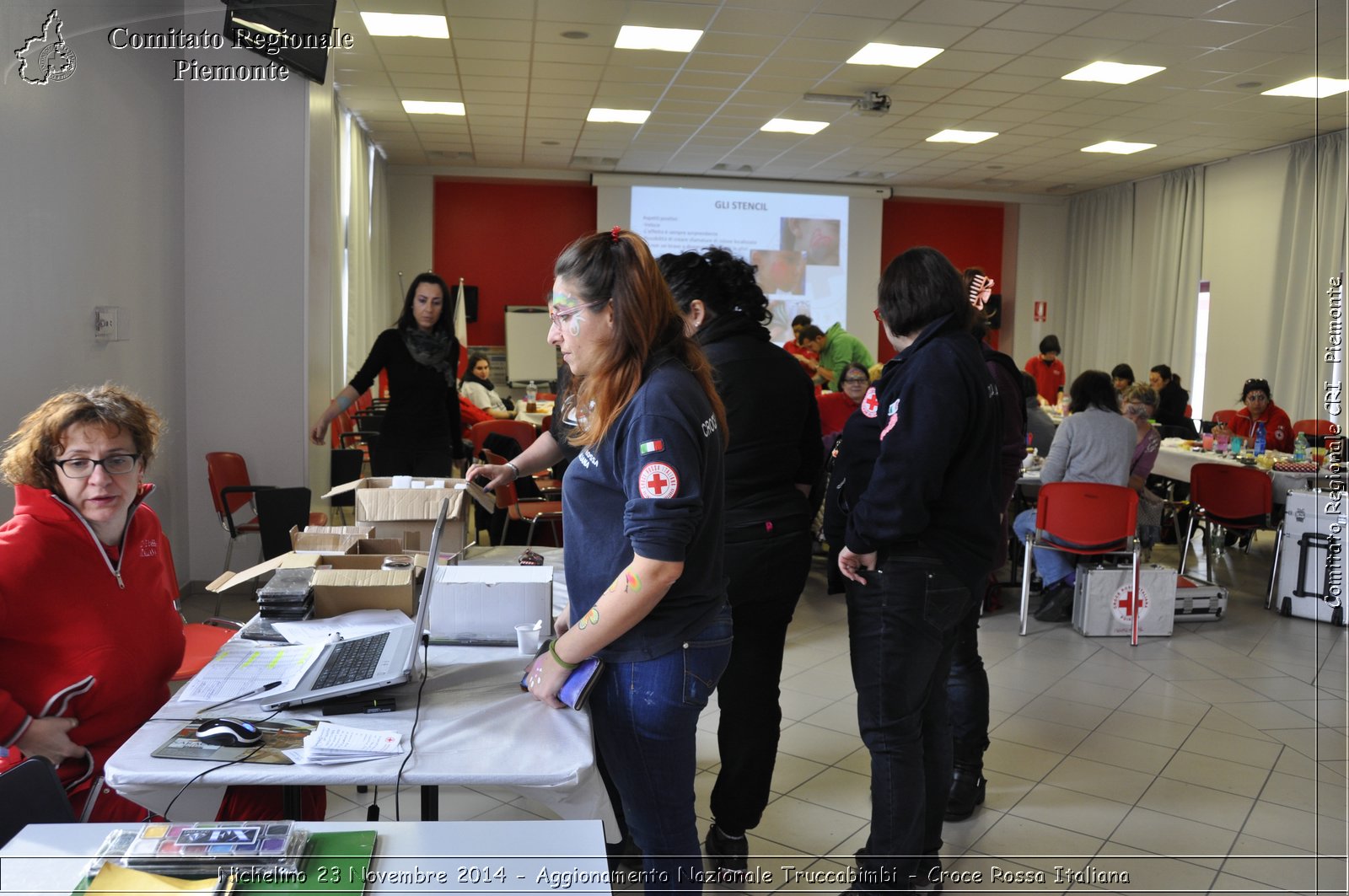 Nichelino 23 Novembre 2014 - Aggiornamento Nazionale Truccabimbi - Croce Rossa Italiana- Comitato Regionale del Piemonte