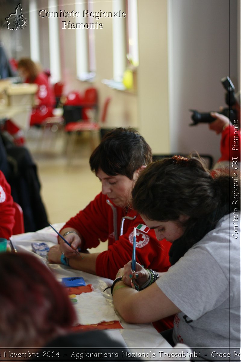 Nichelino 23 Novembre 2014 - Aggiornamento Nazionale Truccabimbi - Croce Rossa Italiana- Comitato Regionale del Piemonte