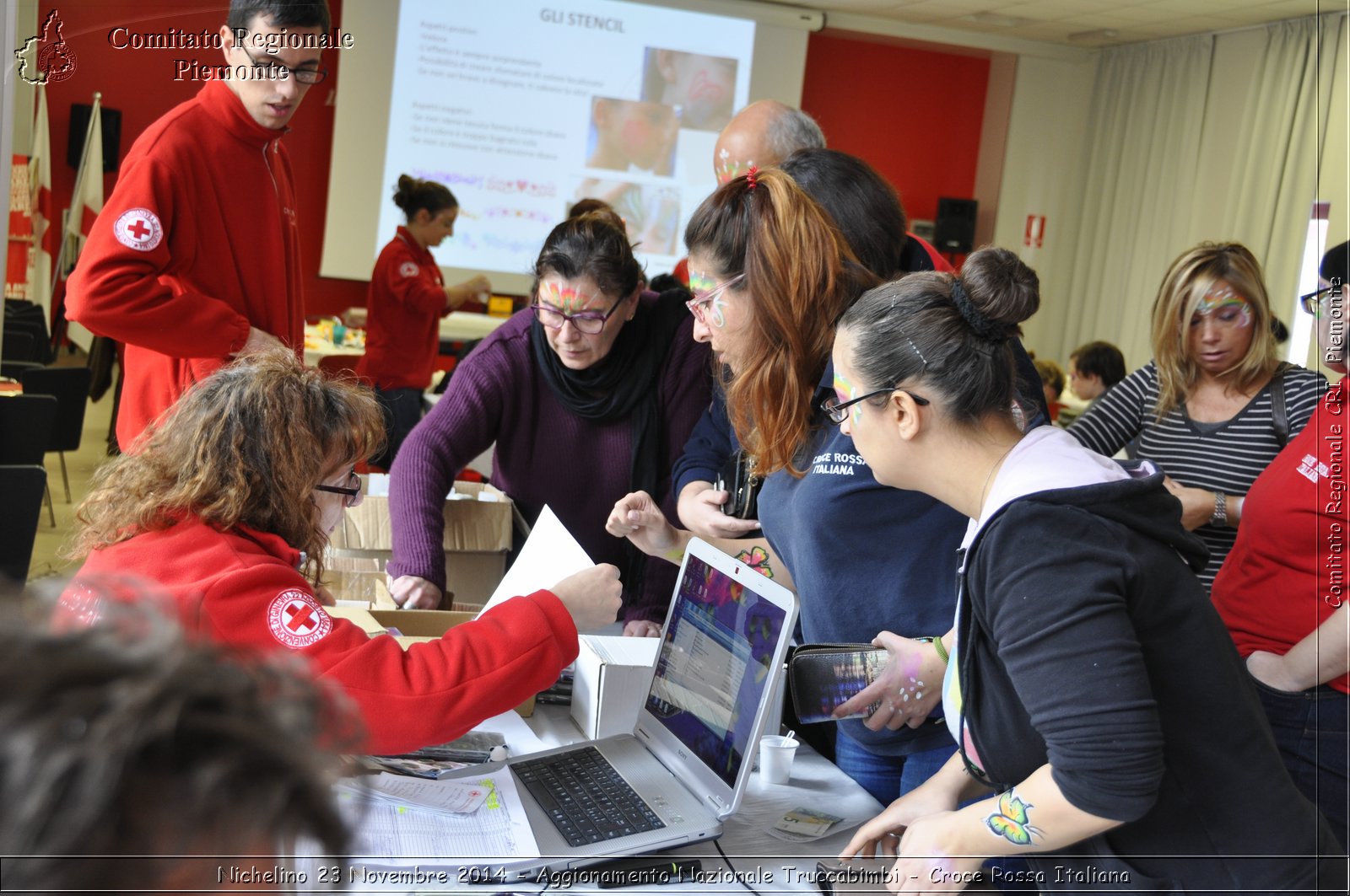 Nichelino 23 Novembre 2014 - Aggiornamento Nazionale Truccabimbi - Croce Rossa Italiana- Comitato Regionale del Piemonte