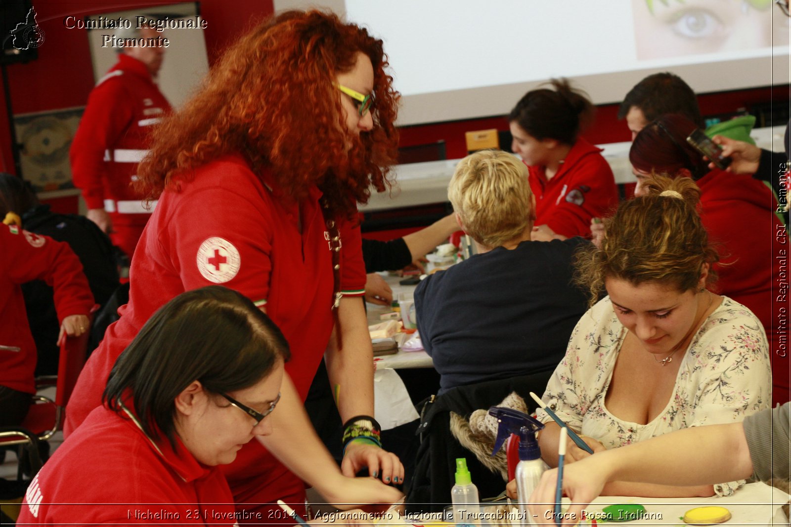 Nichelino 23 Novembre 2014 - Aggiornamento Nazionale Truccabimbi - Croce Rossa Italiana- Comitato Regionale del Piemonte