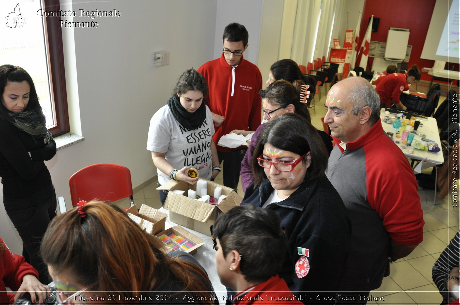 Nichelino 23 Novembre 2014 - Aggiornamento Nazionale Truccabimbi - Croce Rossa Italiana- Comitato Regionale del Piemonte