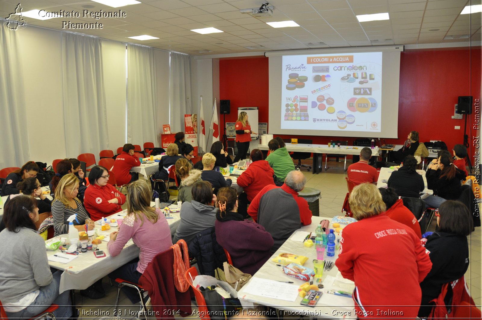 Nichelino 23 Novembre 2014 - Aggiornamento Nazionale Truccabimbi - Croce Rossa Italiana- Comitato Regionale del Piemonte