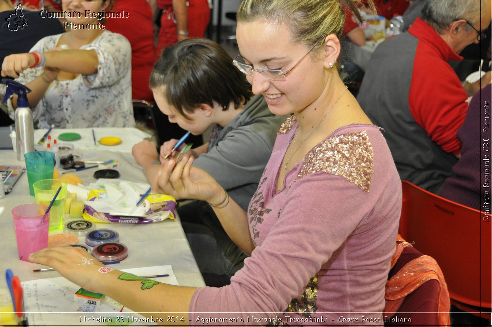 Nichelino 23 Novembre 2014 - Aggiornamento Nazionale Truccabimbi - Croce Rossa Italiana- Comitato Regionale del Piemonte