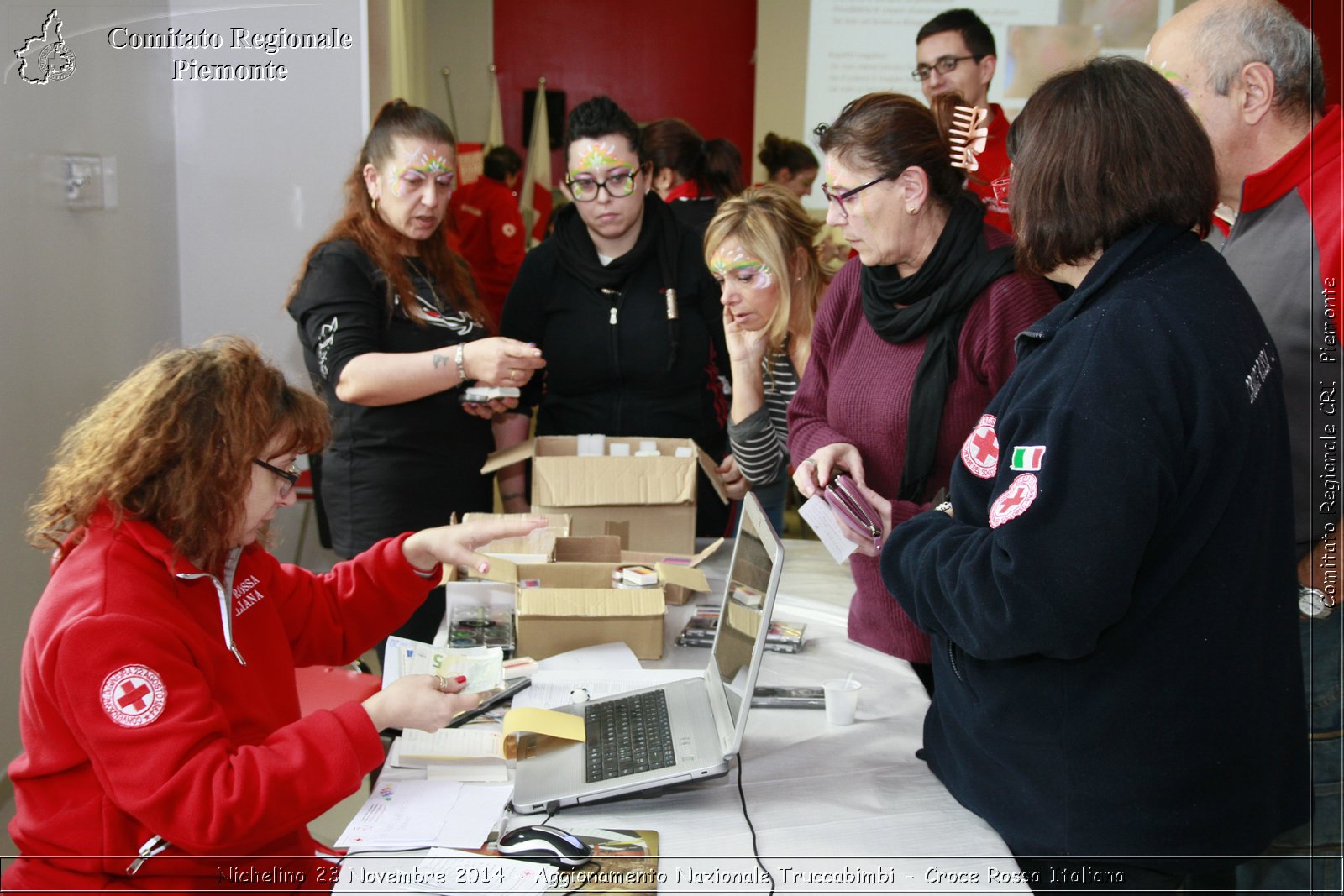 Nichelino 23 Novembre 2014 - Aggiornamento Nazionale Truccabimbi - Croce Rossa Italiana- Comitato Regionale del Piemonte