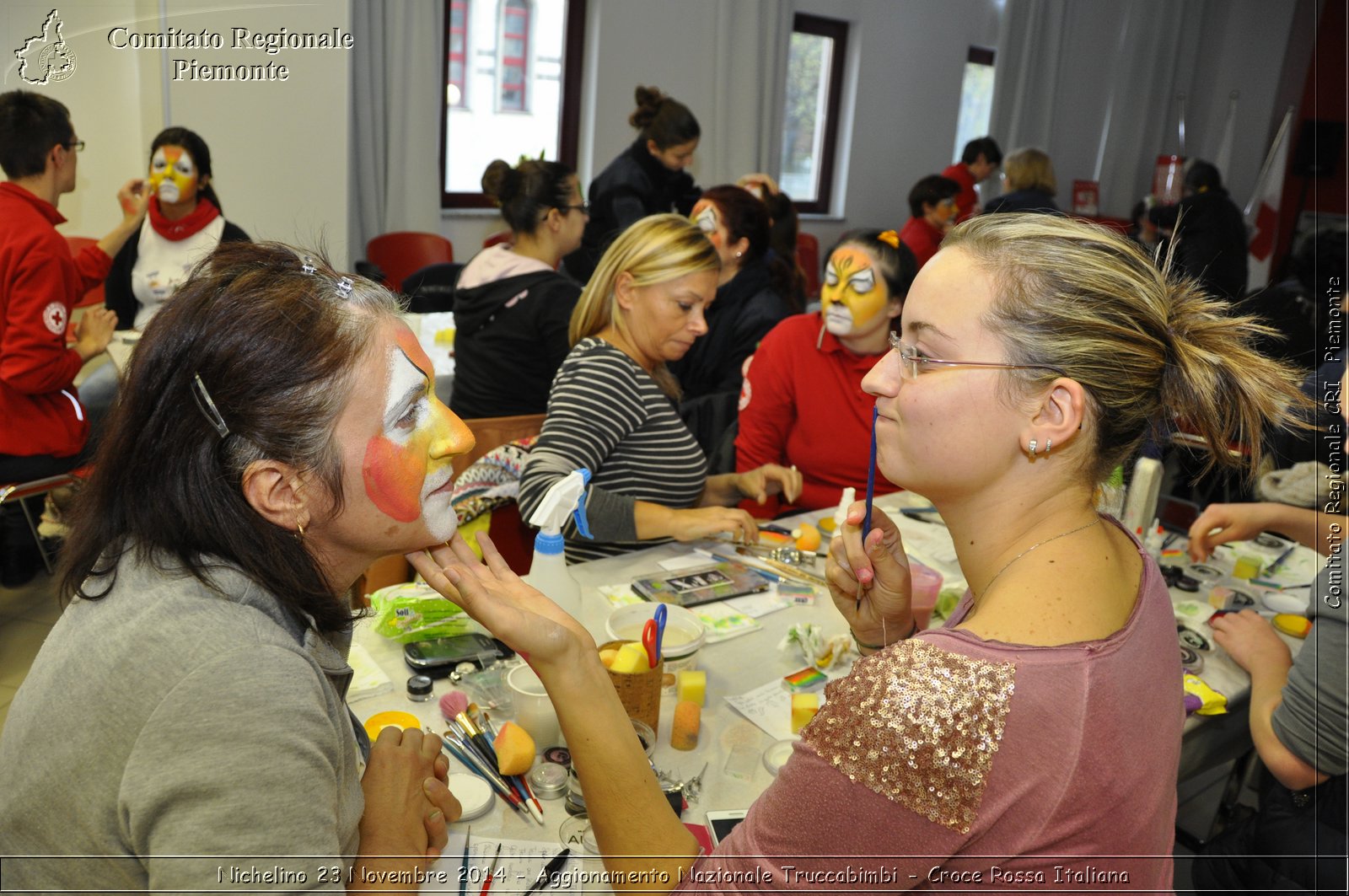 Nichelino 23 Novembre 2014 - Aggiornamento Nazionale Truccabimbi - Croce Rossa Italiana- Comitato Regionale del Piemonte