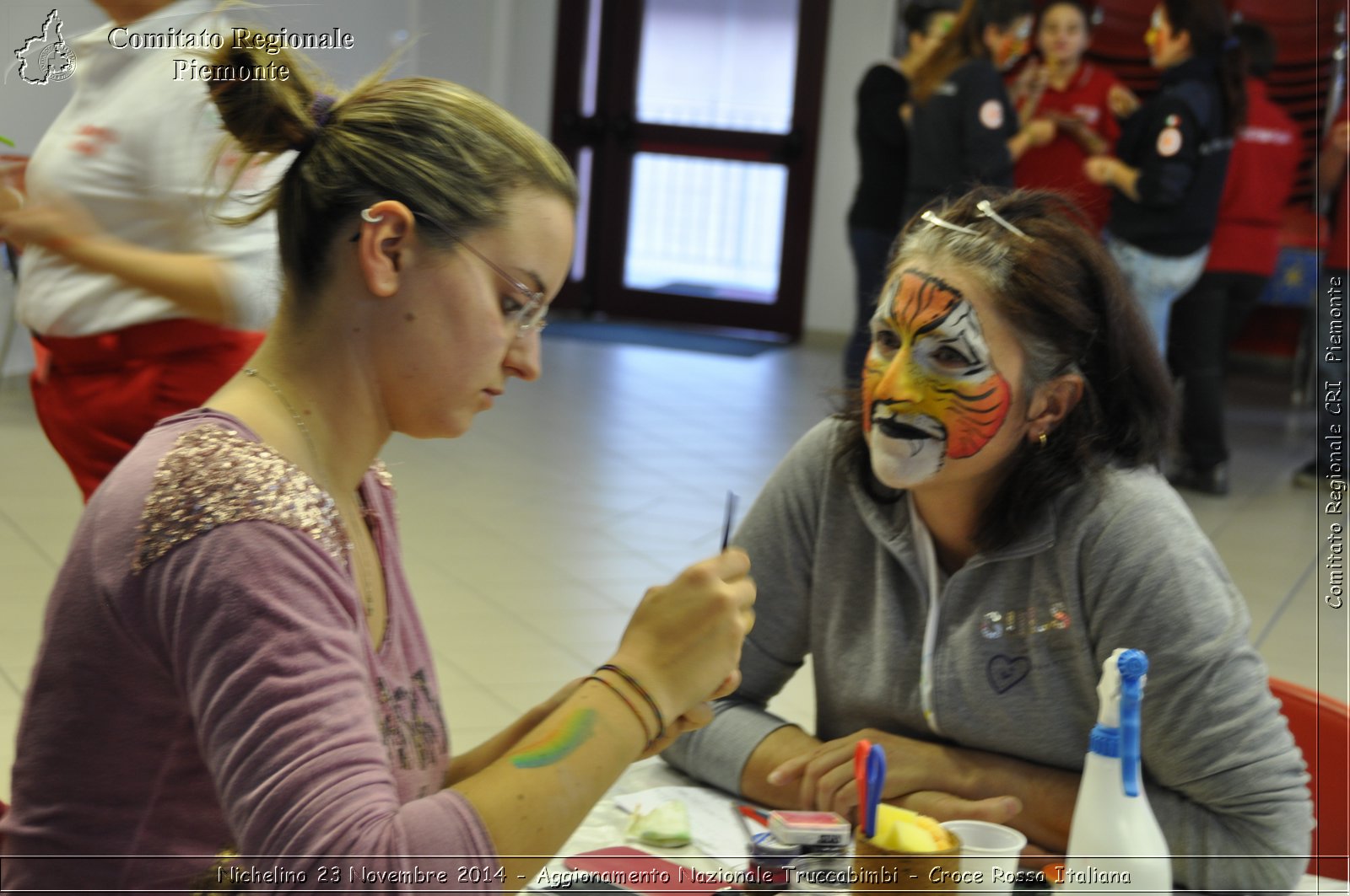 Nichelino 23 Novembre 2014 - Aggiornamento Nazionale Truccabimbi - Croce Rossa Italiana- Comitato Regionale del Piemonte