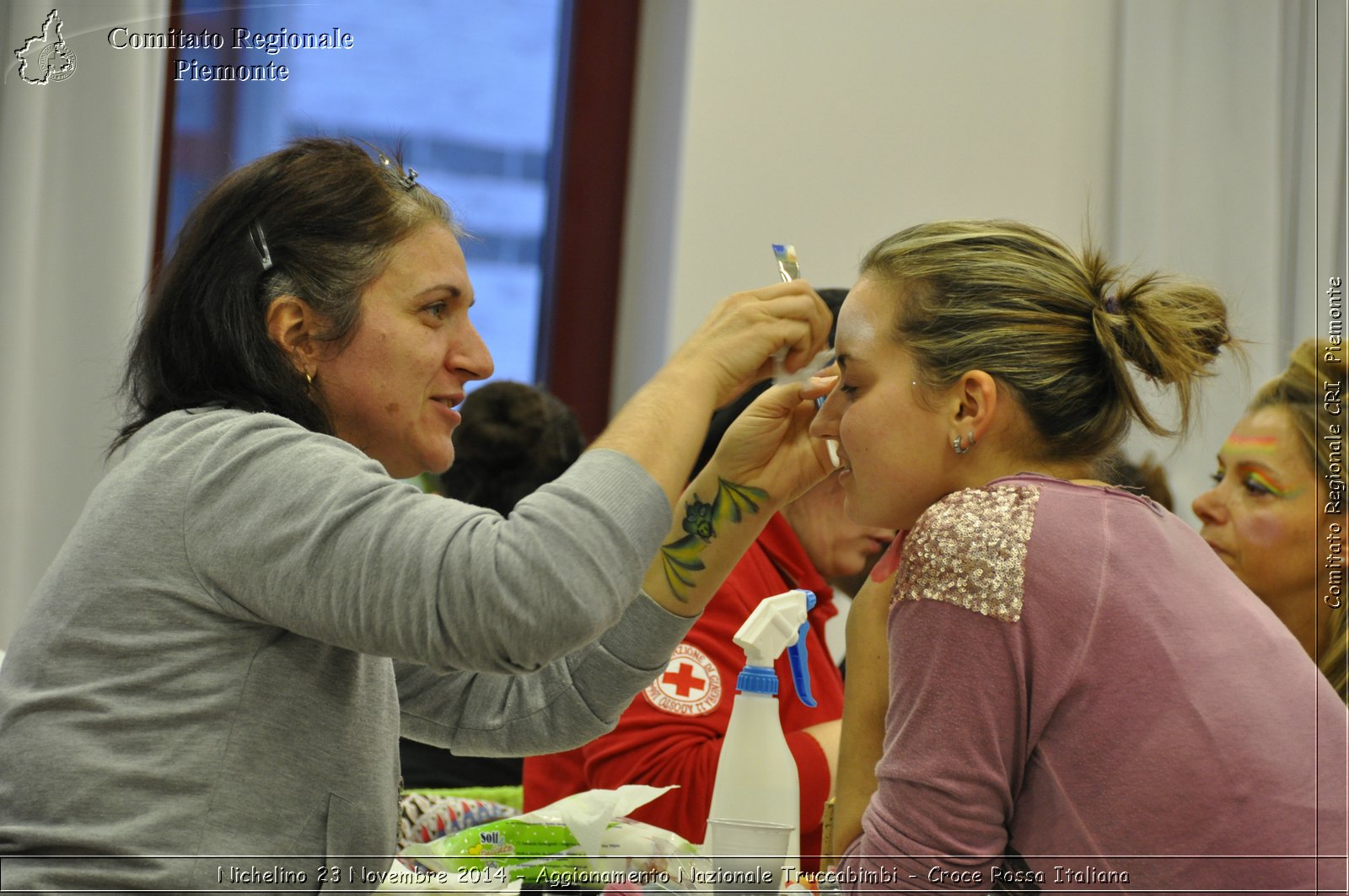 Nichelino 23 Novembre 2014 - Aggiornamento Nazionale Truccabimbi - Croce Rossa Italiana- Comitato Regionale del Piemonte