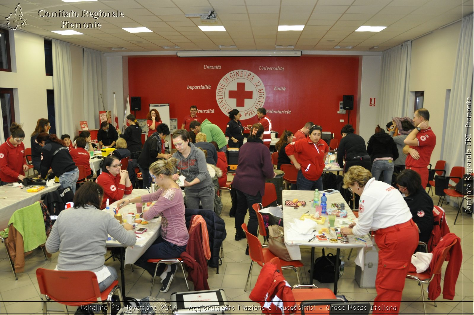 Nichelino 23 Novembre 2014 - Aggiornamento Nazionale Truccabimbi - Croce Rossa Italiana- Comitato Regionale del Piemonte