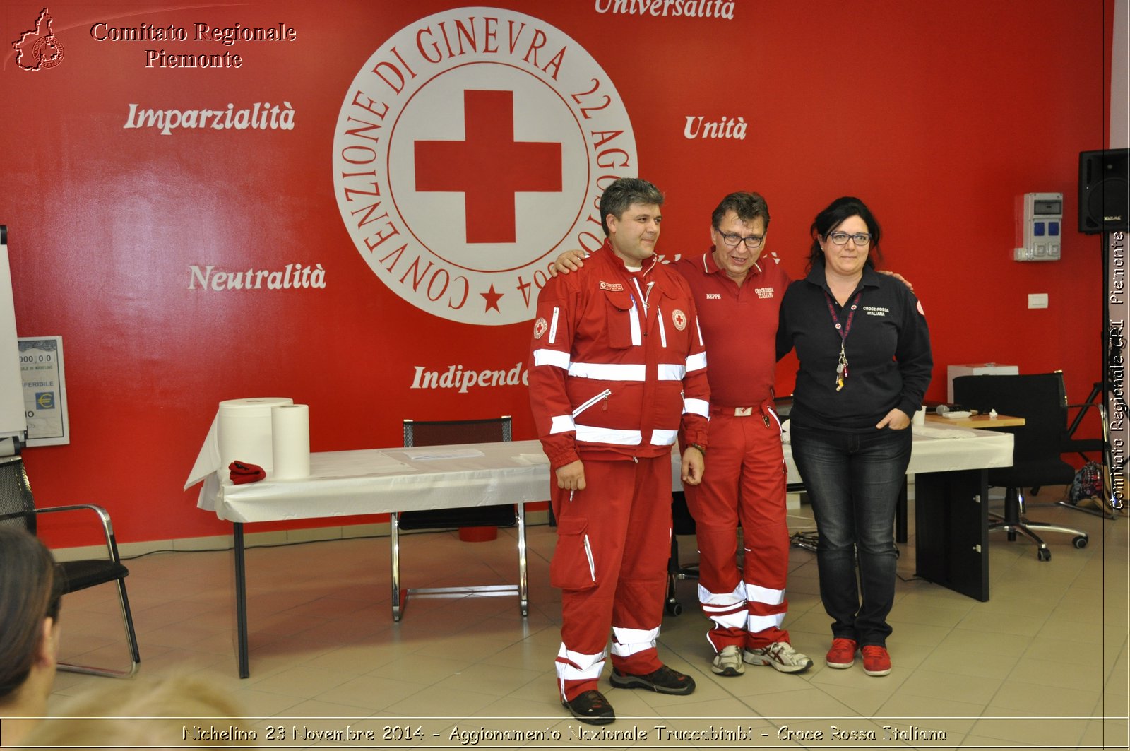 Nichelino 23 Novembre 2014 - Aggiornamento Nazionale Truccabimbi - Croce Rossa Italiana- Comitato Regionale del Piemonte