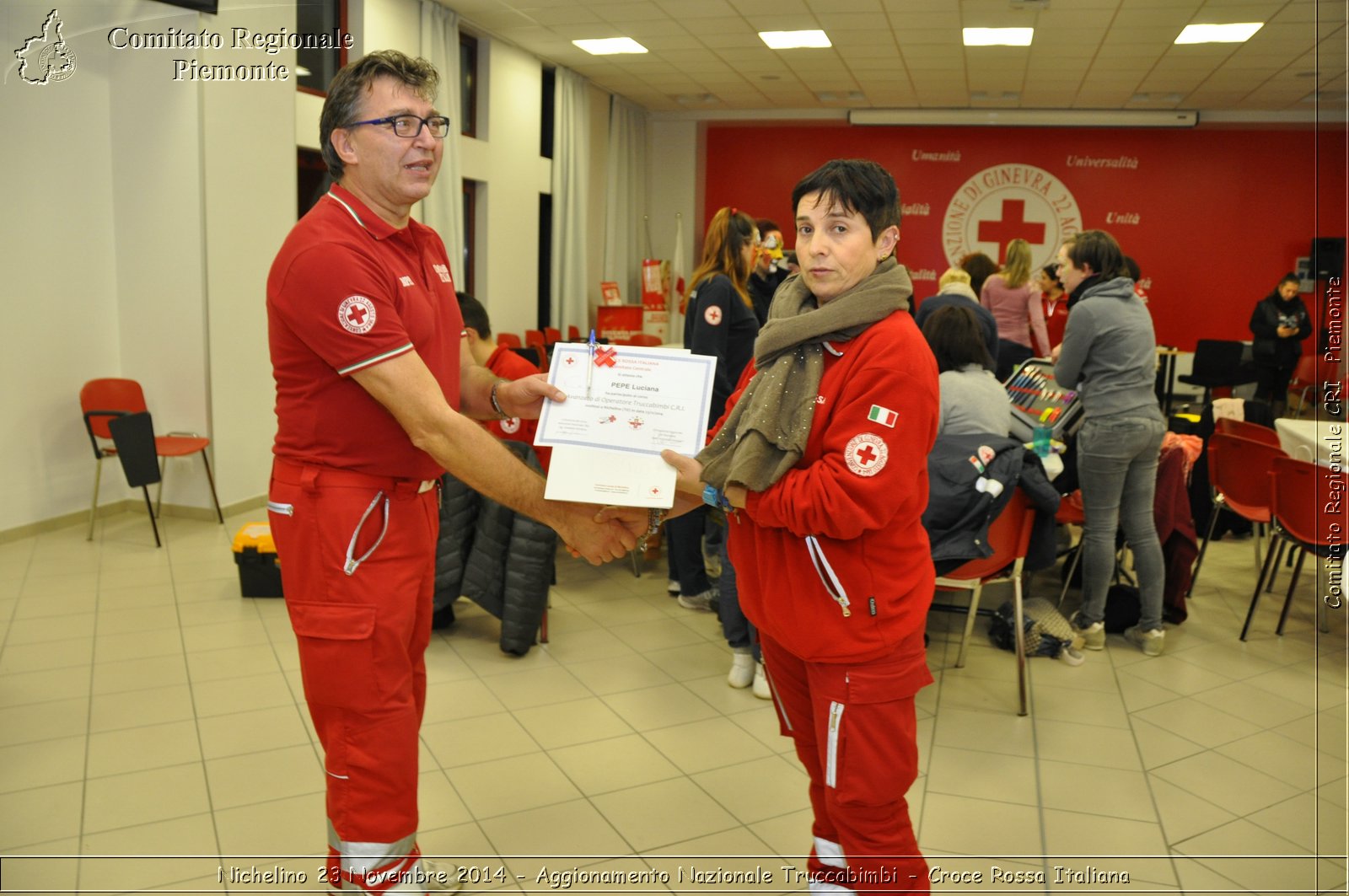 Nichelino 23 Novembre 2014 - Aggiornamento Nazionale Truccabimbi - Croce Rossa Italiana- Comitato Regionale del Piemonte