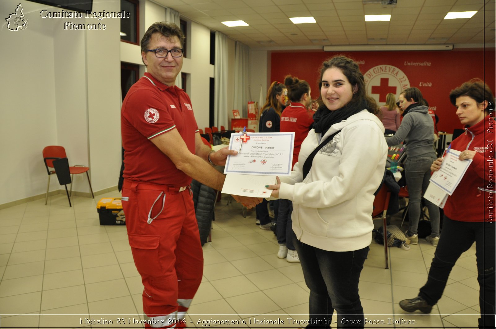 Nichelino 23 Novembre 2014 - Aggiornamento Nazionale Truccabimbi - Croce Rossa Italiana- Comitato Regionale del Piemonte