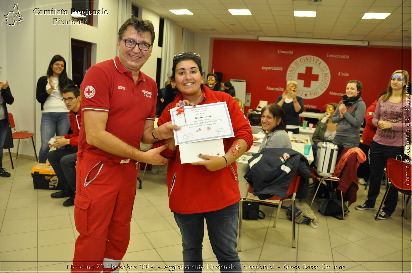 Nichelino 23 Novembre 2014 - Aggiornamento Nazionale Truccabimbi - Croce Rossa Italiana- Comitato Regionale del Piemonte