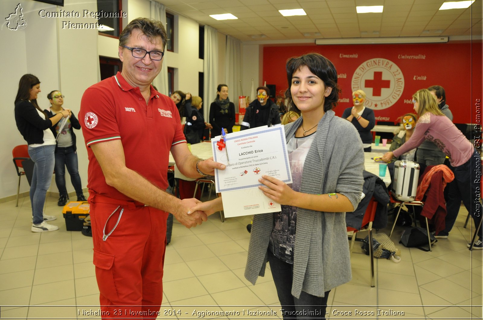 Nichelino 23 Novembre 2014 - Aggiornamento Nazionale Truccabimbi - Croce Rossa Italiana- Comitato Regionale del Piemonte