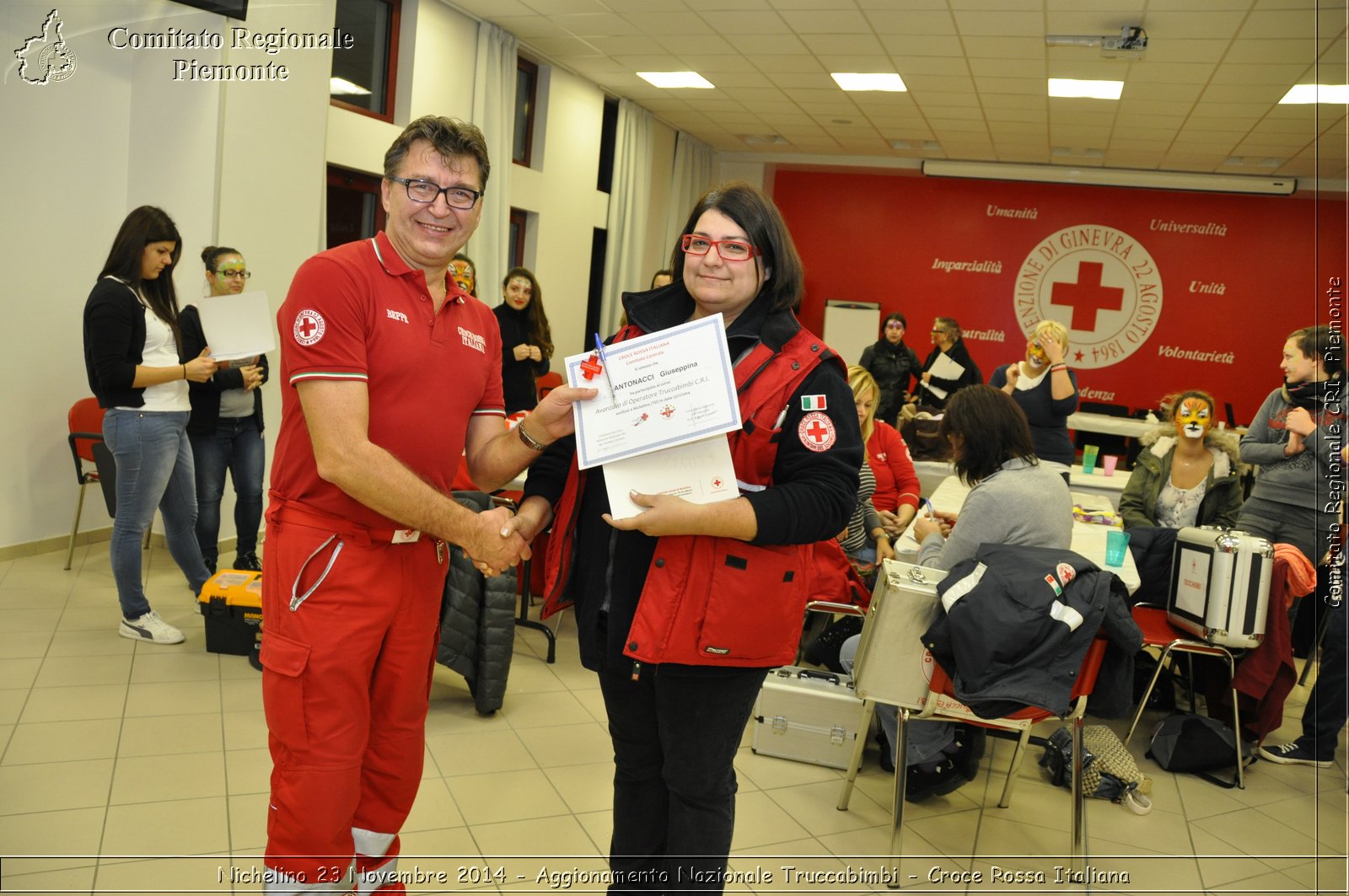 Nichelino 23 Novembre 2014 - Aggiornamento Nazionale Truccabimbi - Croce Rossa Italiana- Comitato Regionale del Piemonte