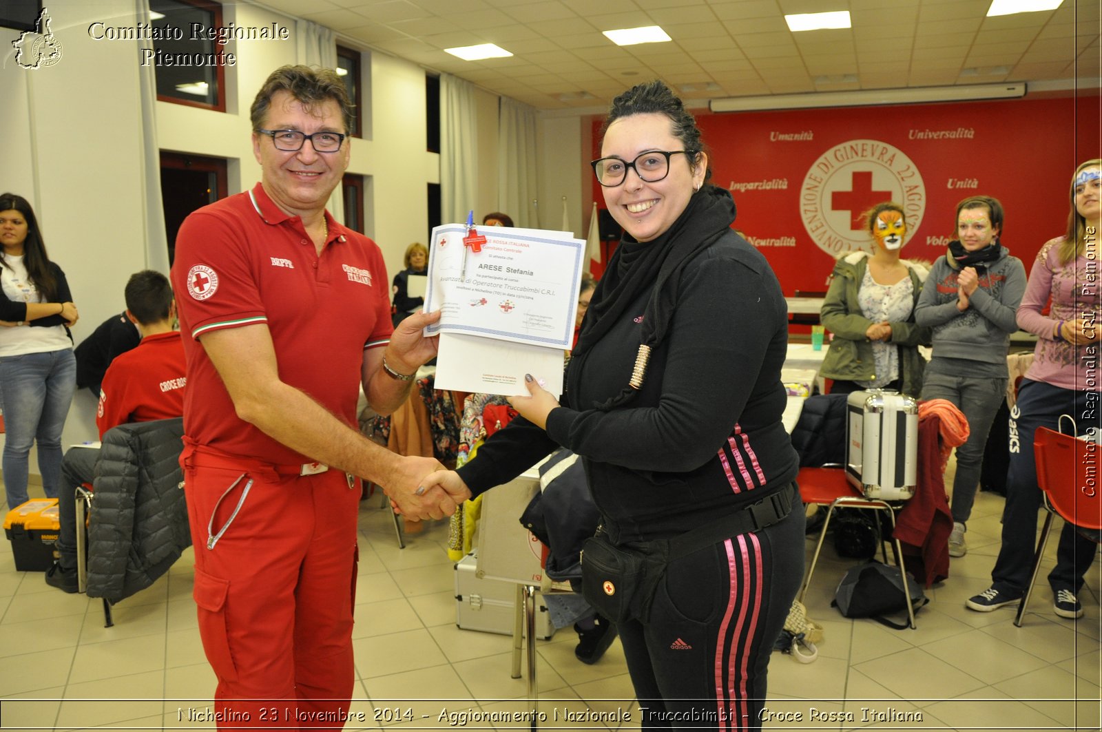 Nichelino 23 Novembre 2014 - Aggiornamento Nazionale Truccabimbi - Croce Rossa Italiana- Comitato Regionale del Piemonte