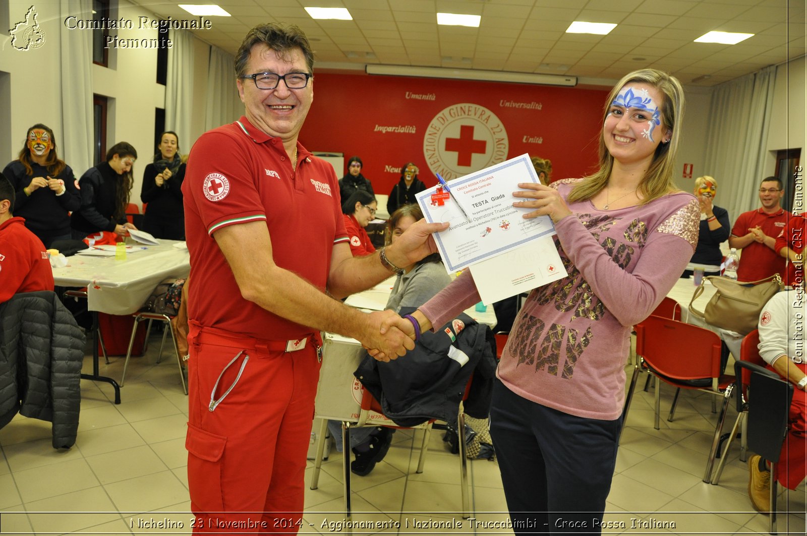 Nichelino 23 Novembre 2014 - Aggiornamento Nazionale Truccabimbi - Croce Rossa Italiana- Comitato Regionale del Piemonte