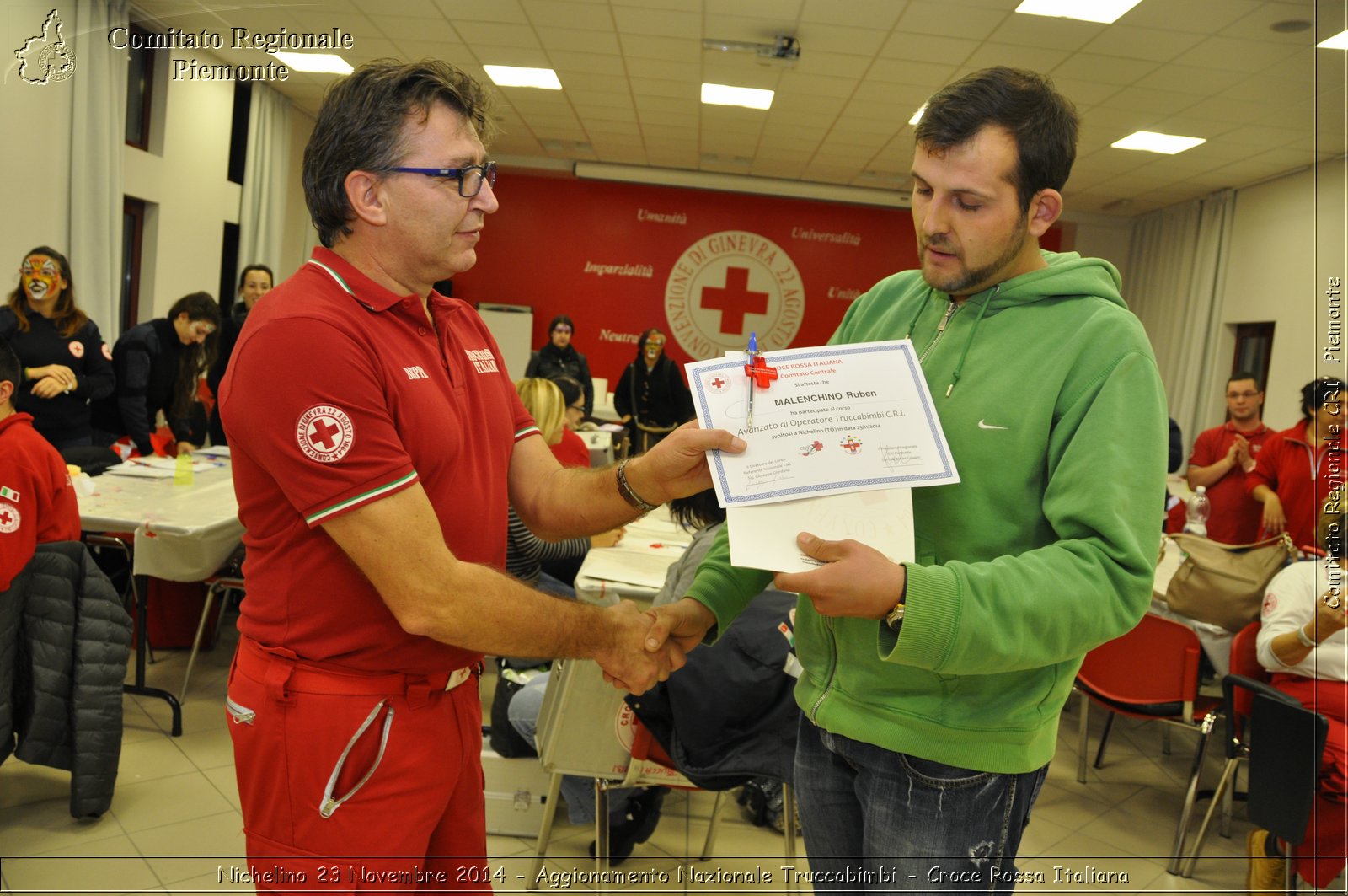 Nichelino 23 Novembre 2014 - Aggiornamento Nazionale Truccabimbi - Croce Rossa Italiana- Comitato Regionale del Piemonte