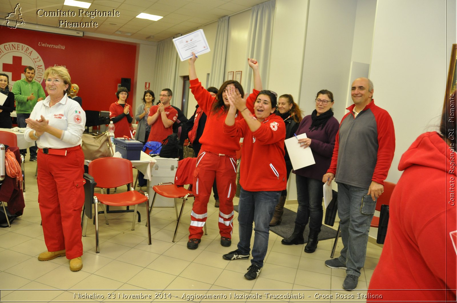 Nichelino 23 Novembre 2014 - Aggiornamento Nazionale Truccabimbi - Croce Rossa Italiana- Comitato Regionale del Piemonte