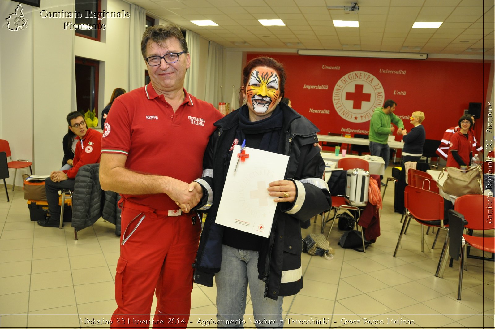 Nichelino 23 Novembre 2014 - Aggiornamento Nazionale Truccabimbi - Croce Rossa Italiana- Comitato Regionale del Piemonte