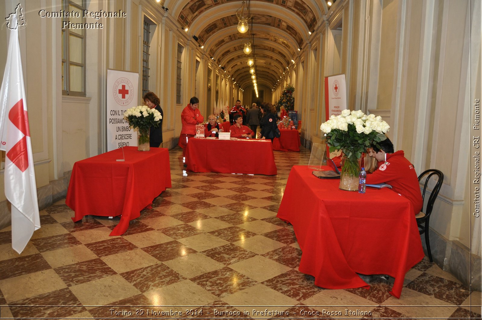 Torino 29 Novembre 2014 - Burraco in Prefettura - Croce Rossa Italiana- Comitato Regionale del Piemonte