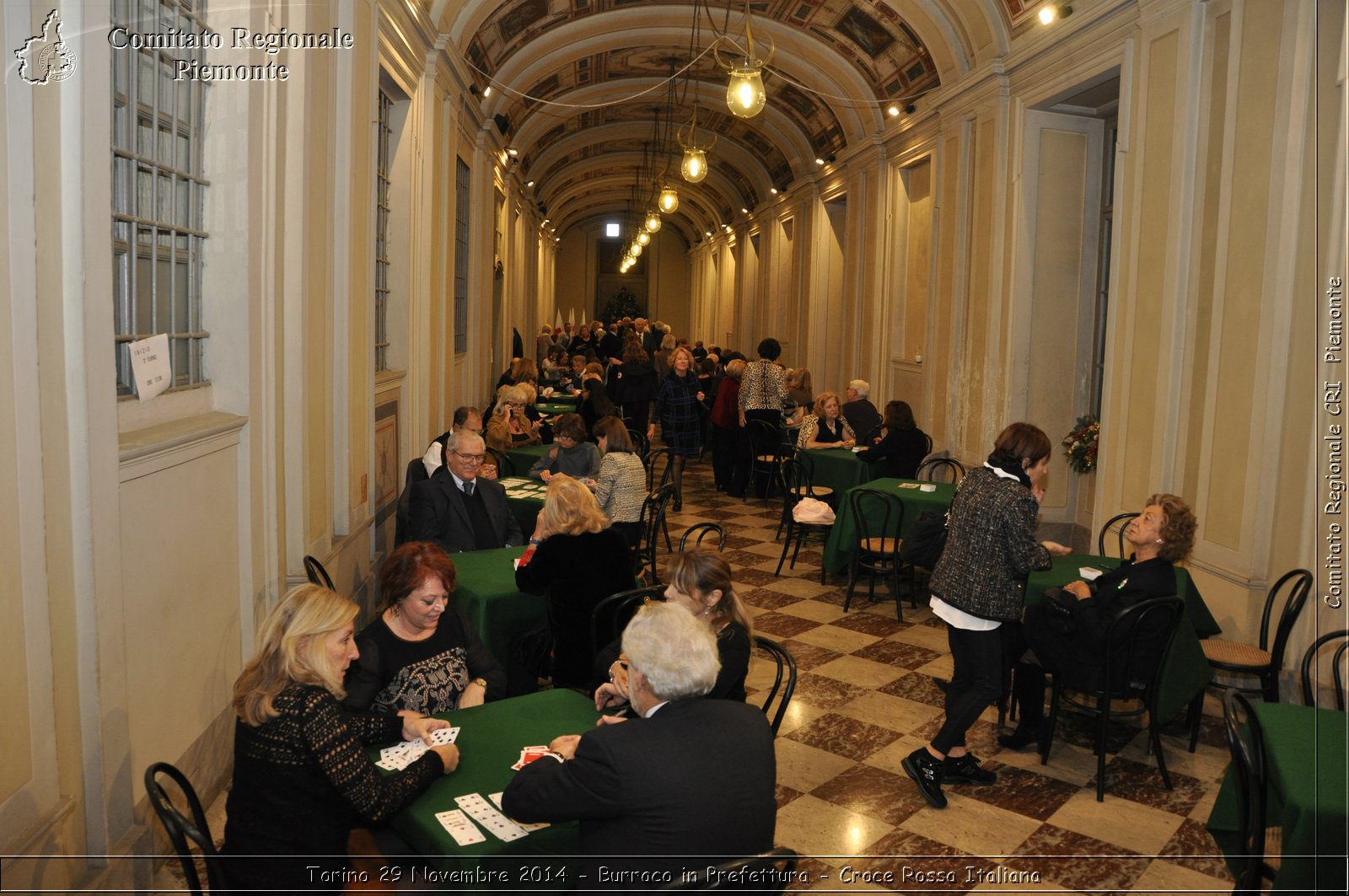 Torino 29 Novembre 2014 - Burraco in Prefettura - Croce Rossa Italiana- Comitato Regionale del Piemonte