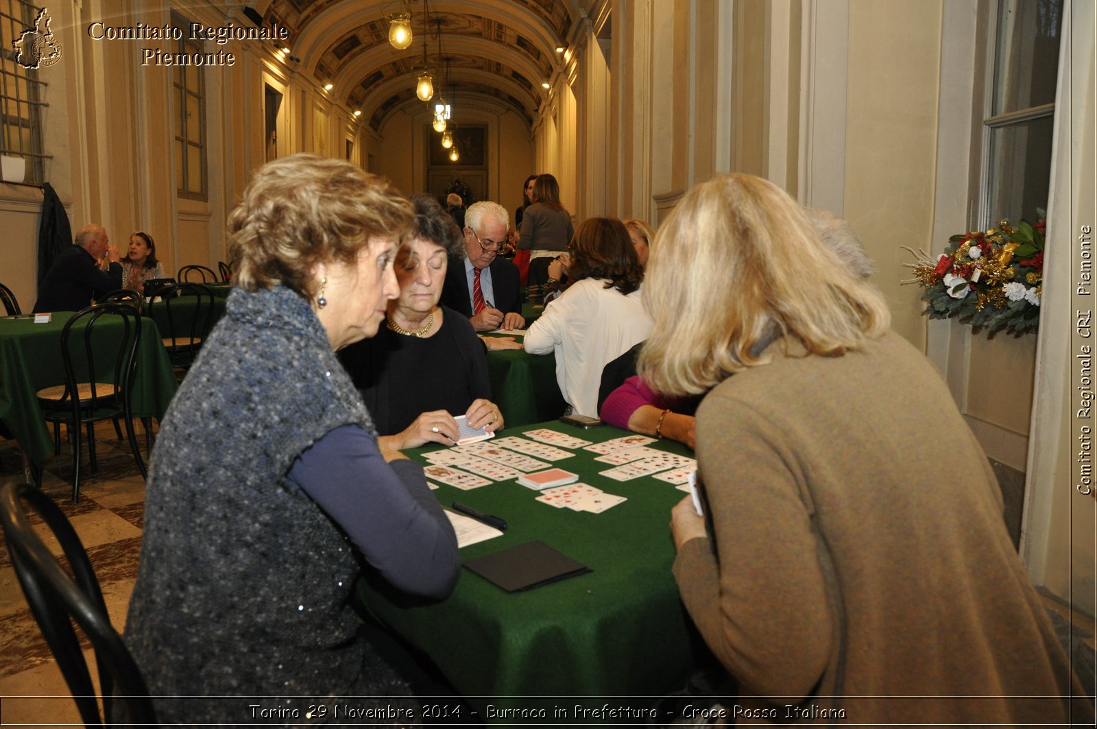 Torino 29 Novembre 2014 - Burraco in Prefettura - Croce Rossa Italiana- Comitato Regionale del Piemonte