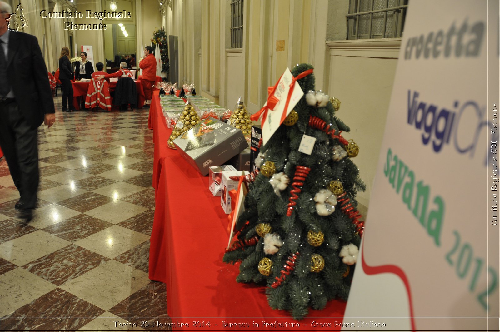 Torino 29 Novembre 2014 - Burraco in Prefettura - Croce Rossa Italiana- Comitato Regionale del Piemonte