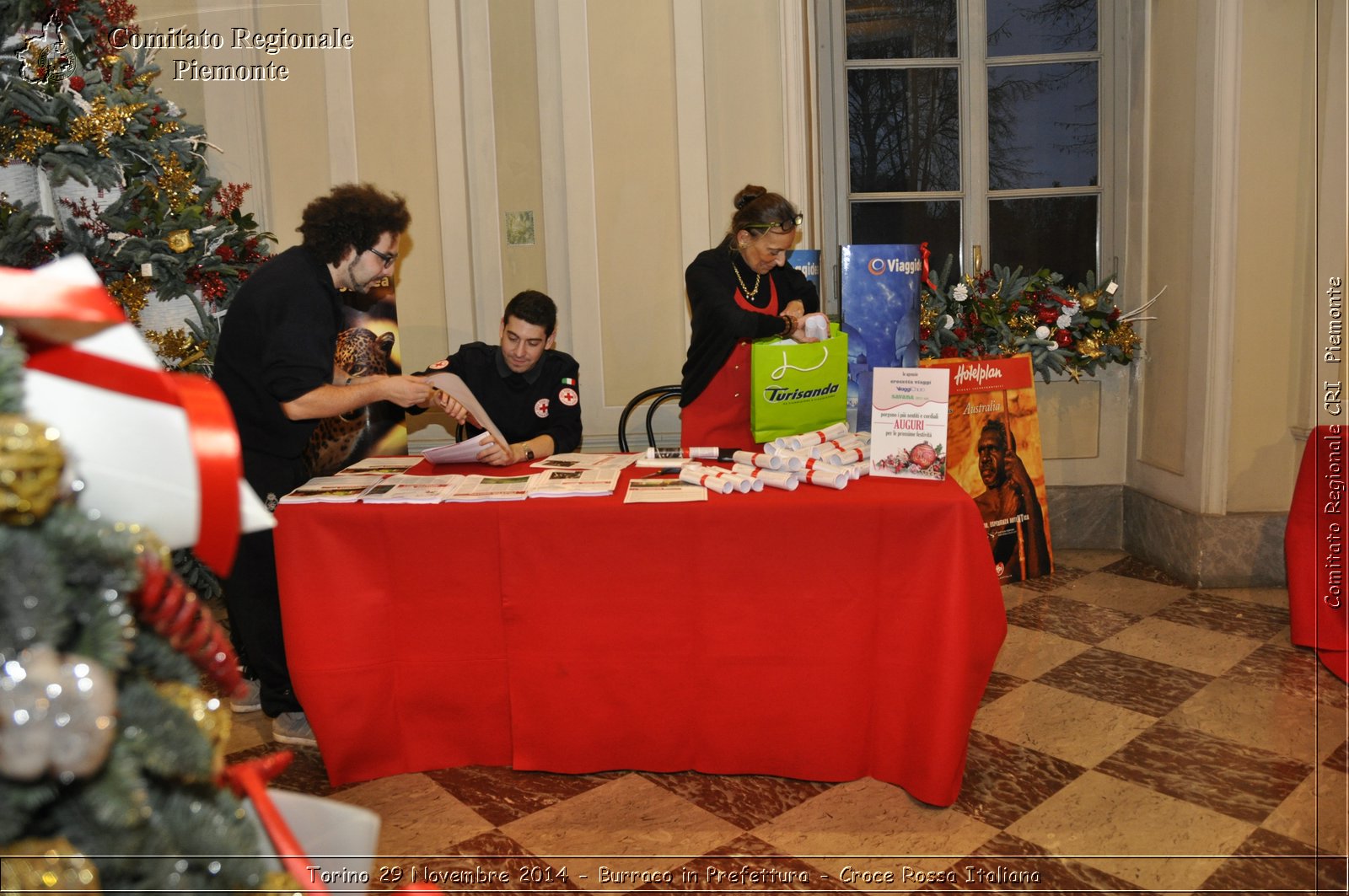 Torino 29 Novembre 2014 - Burraco in Prefettura - Croce Rossa Italiana- Comitato Regionale del Piemonte