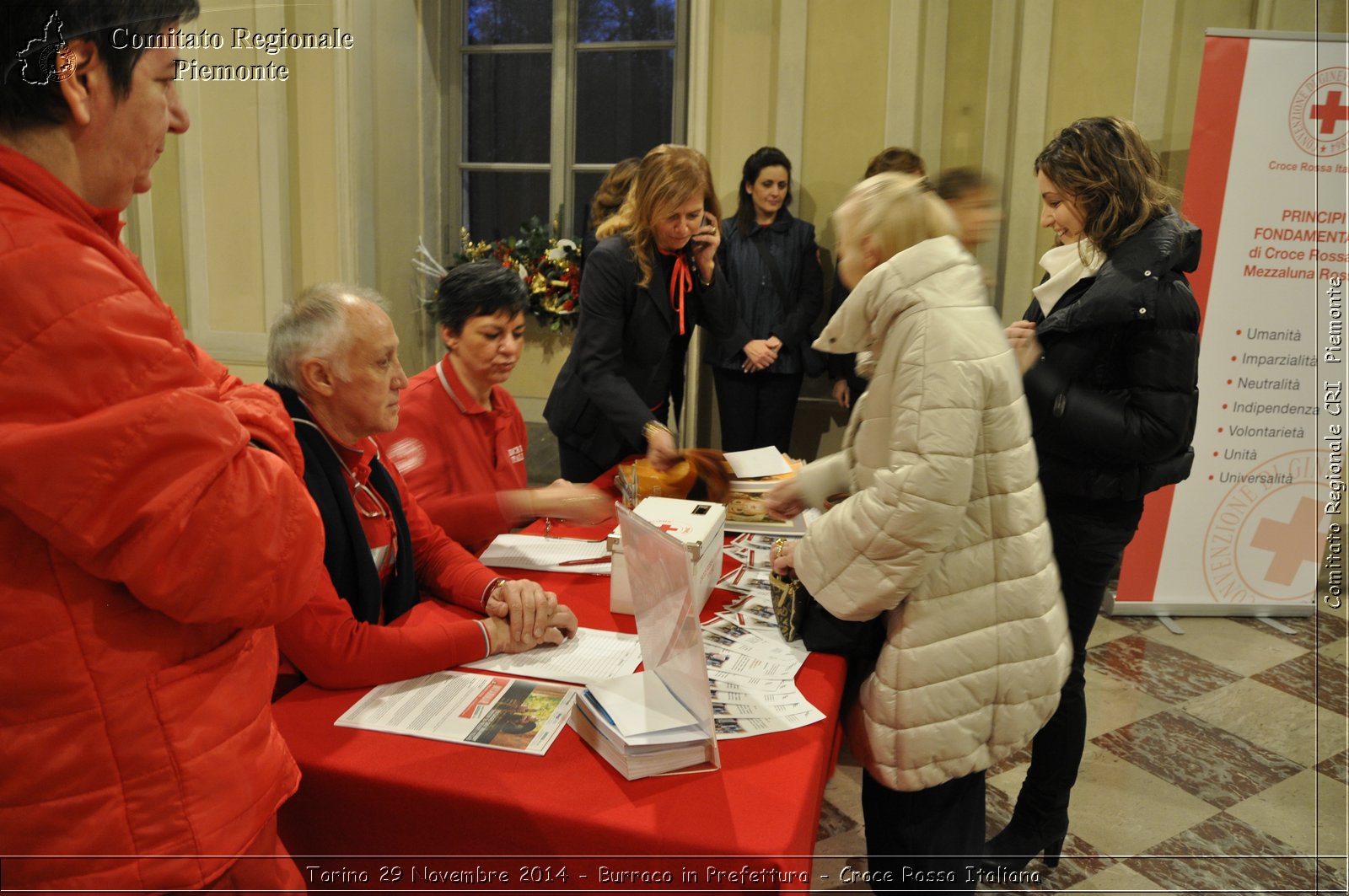 Torino 29 Novembre 2014 - Burraco in Prefettura - Croce Rossa Italiana- Comitato Regionale del Piemonte