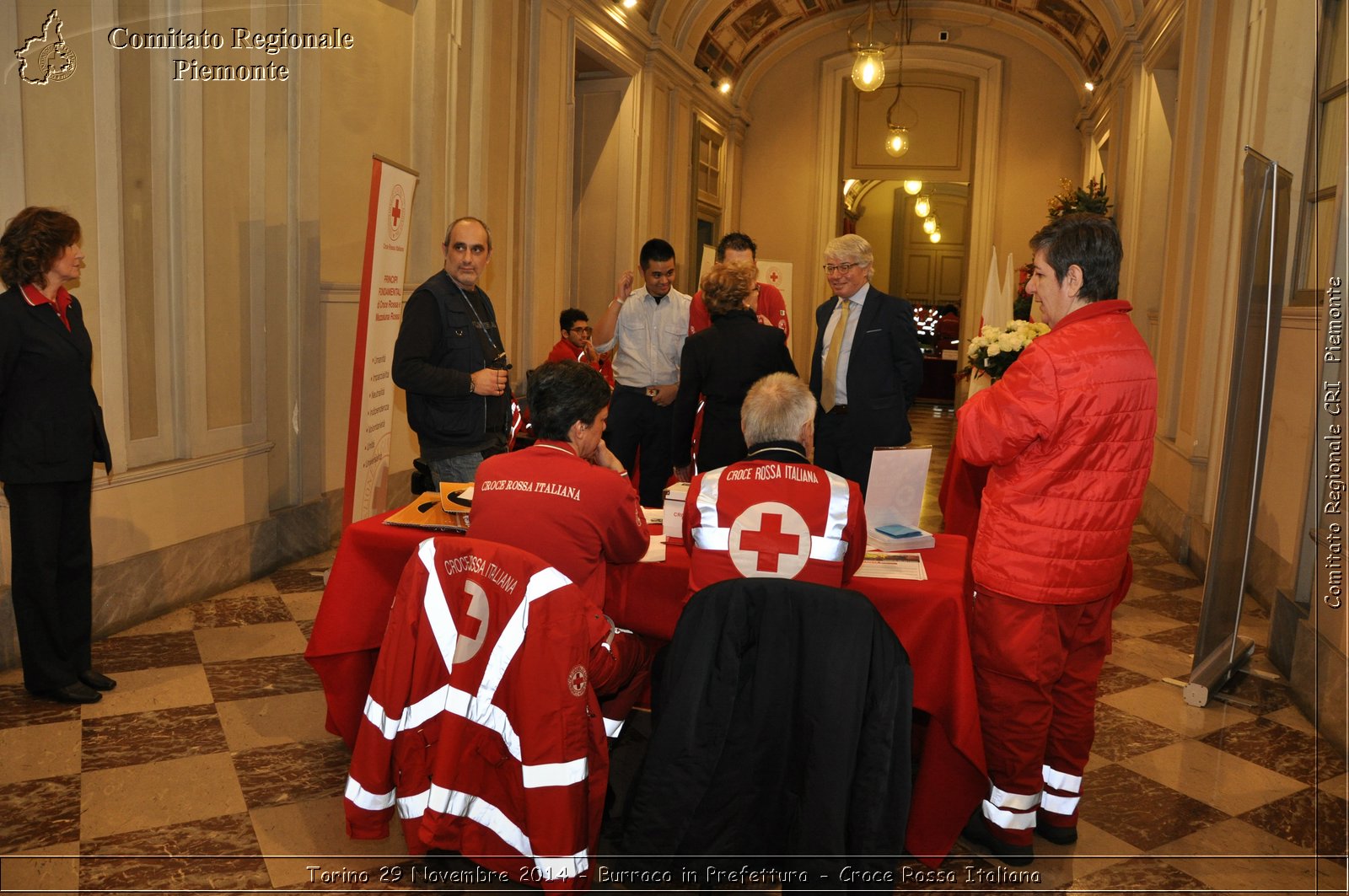 Torino 29 Novembre 2014 - Burraco in Prefettura - Croce Rossa Italiana- Comitato Regionale del Piemonte