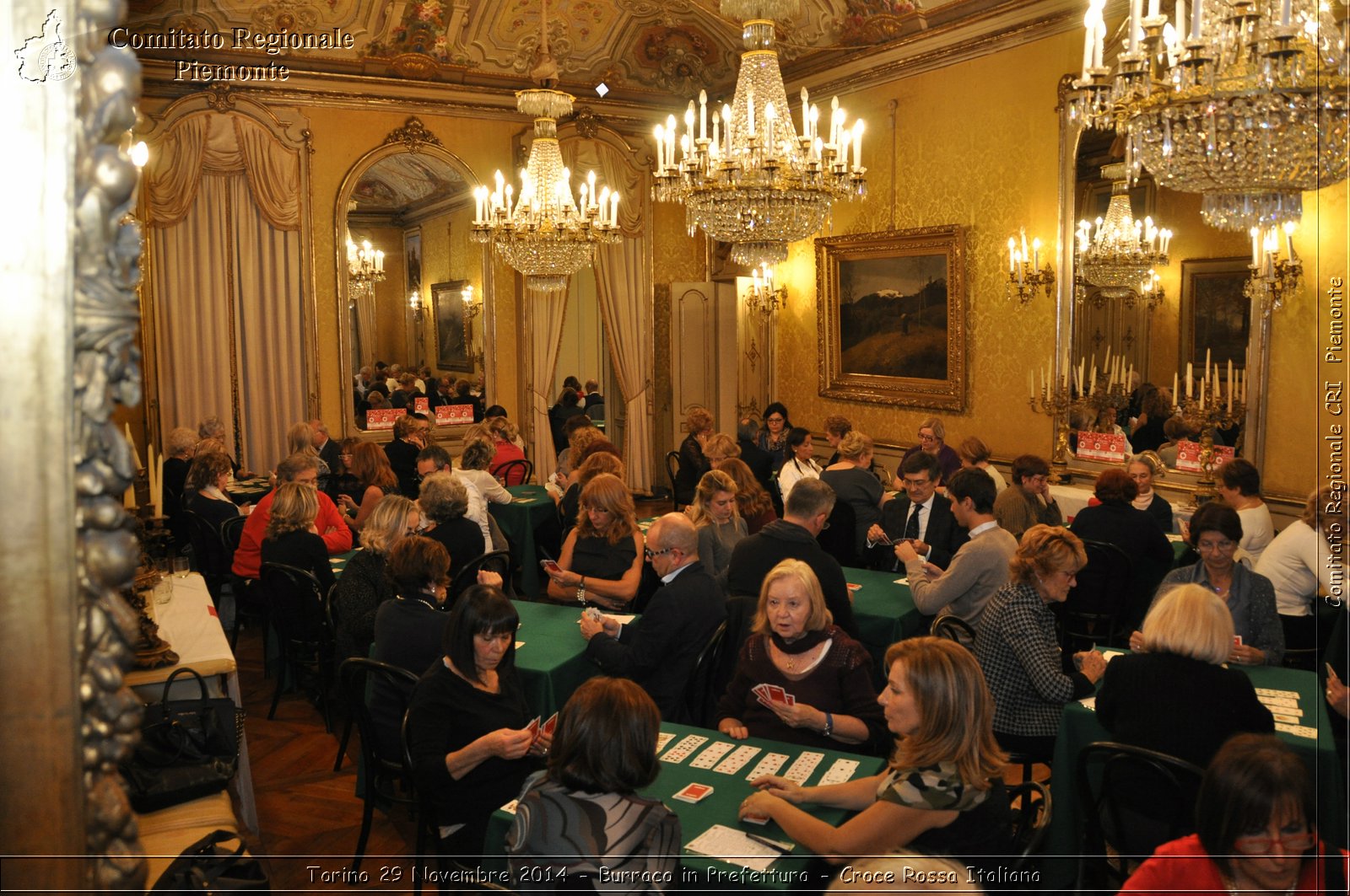 Torino 29 Novembre 2014 - Burraco in Prefettura - Croce Rossa Italiana- Comitato Regionale del Piemonte