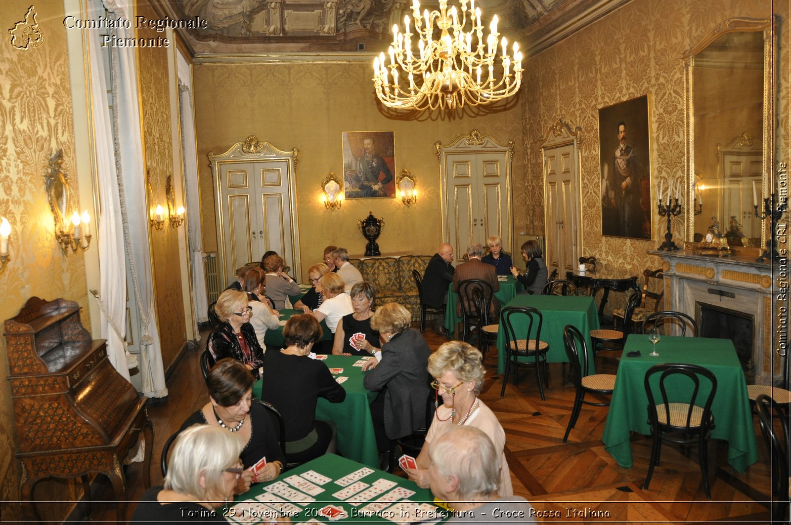 Torino 29 Novembre 2014 - Burraco in Prefettura - Croce Rossa Italiana- Comitato Regionale del Piemonte