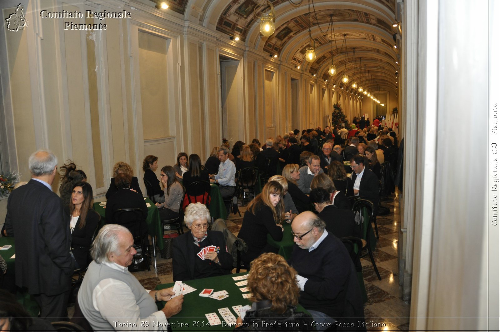 Torino 29 Novembre 2014 - Burraco in Prefettura - Croce Rossa Italiana- Comitato Regionale del Piemonte