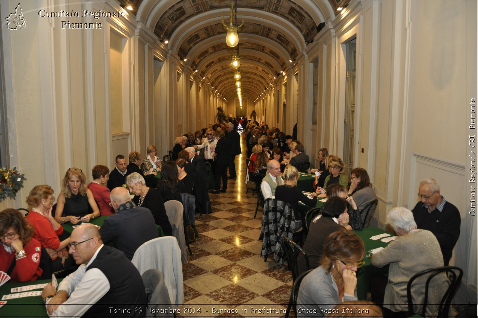 Torino 29 Novembre 2014 - Burraco in Prefettura - Croce Rossa Italiana- Comitato Regionale del Piemonte