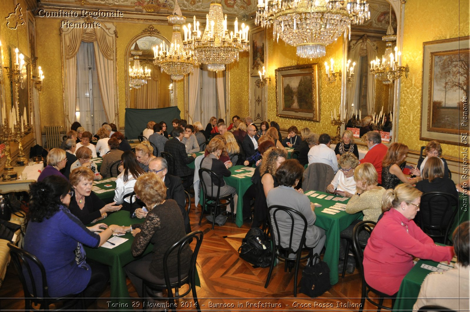 Torino 29 Novembre 2014 - Burraco in Prefettura - Croce Rossa Italiana- Comitato Regionale del Piemonte