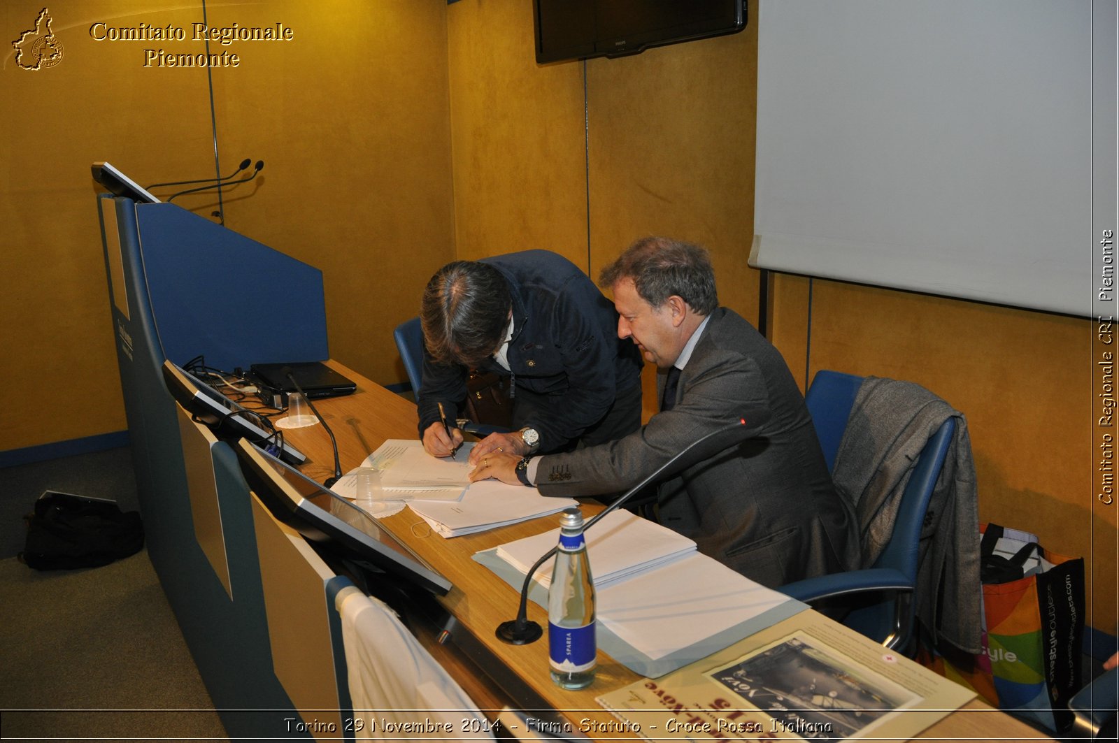 Torino 29 Novembre 2014 - Firma Statuto - Croce Rossa Italiana- Comitato Regionale del Piemonte