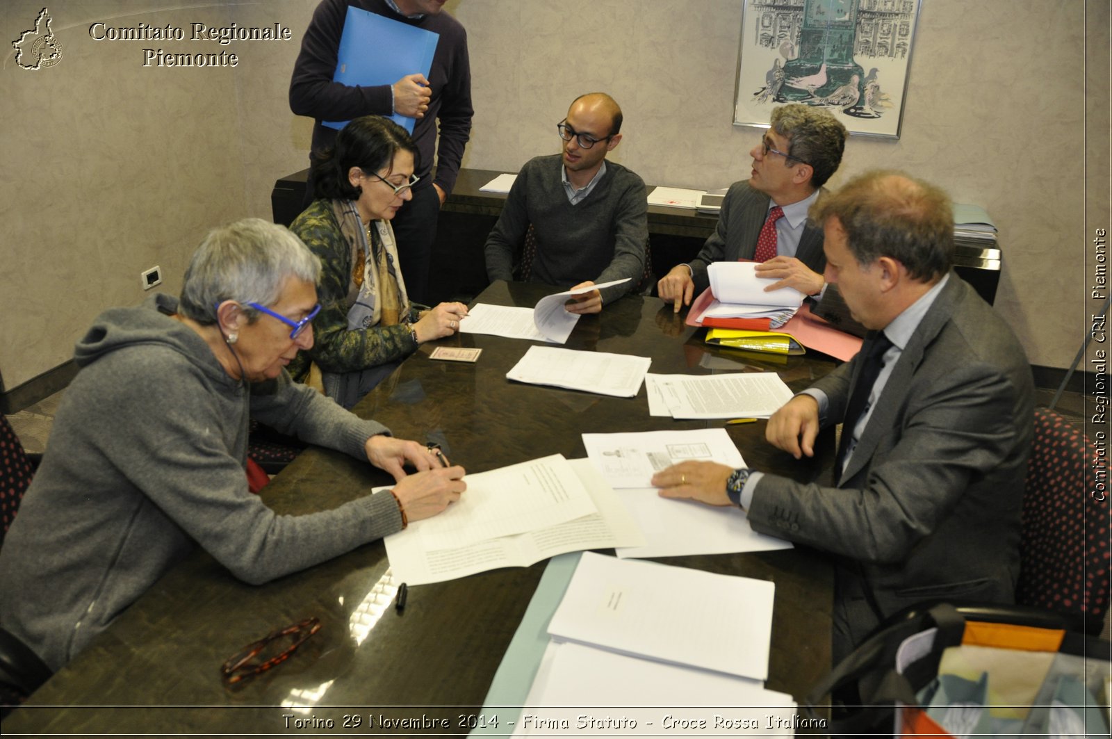 Torino 29 Novembre 2014 - Firma Statuto - Croce Rossa Italiana- Comitato Regionale del Piemonte