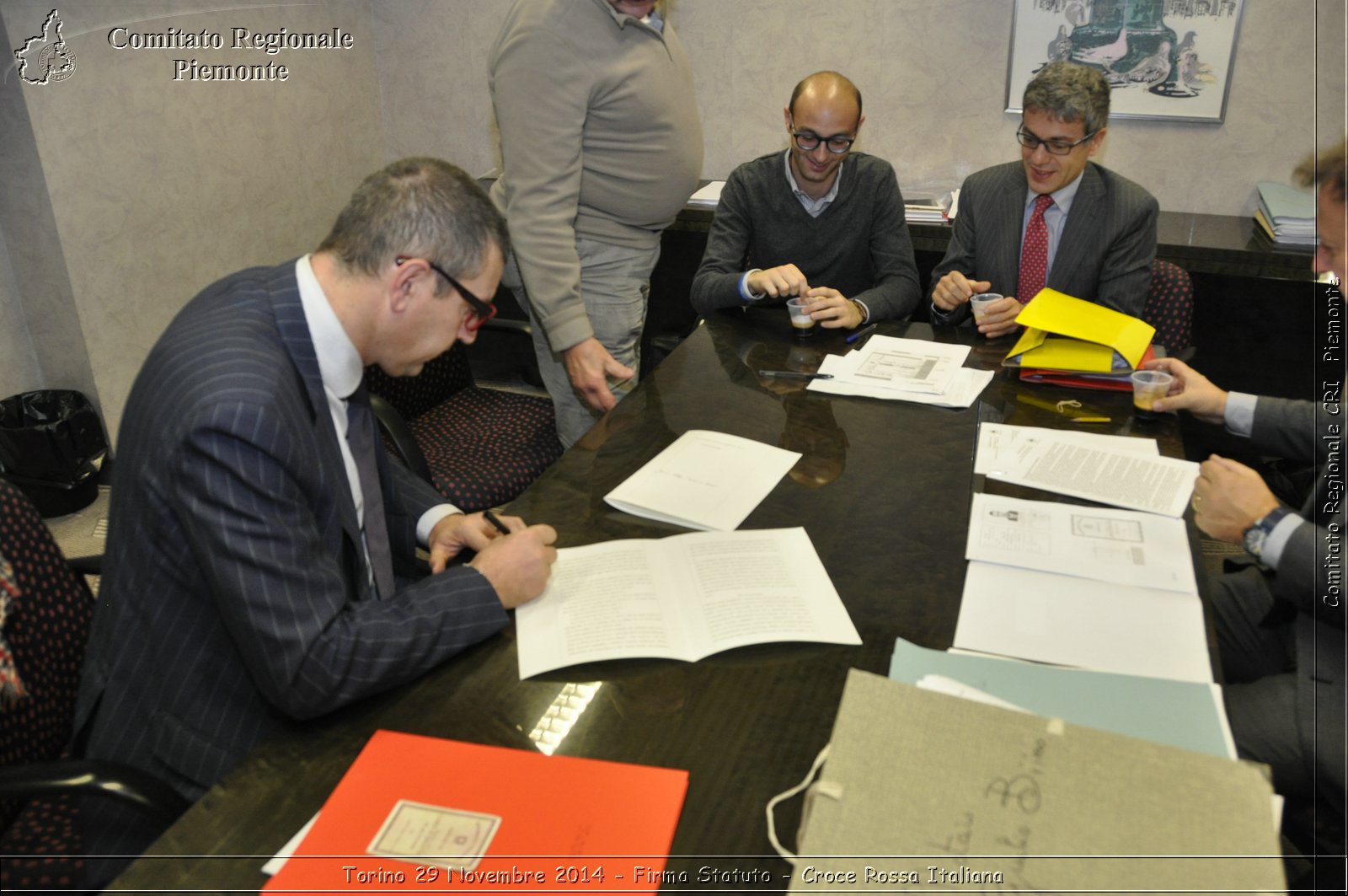 Torino 29 Novembre 2014 - Firma Statuto - Croce Rossa Italiana- Comitato Regionale del Piemonte