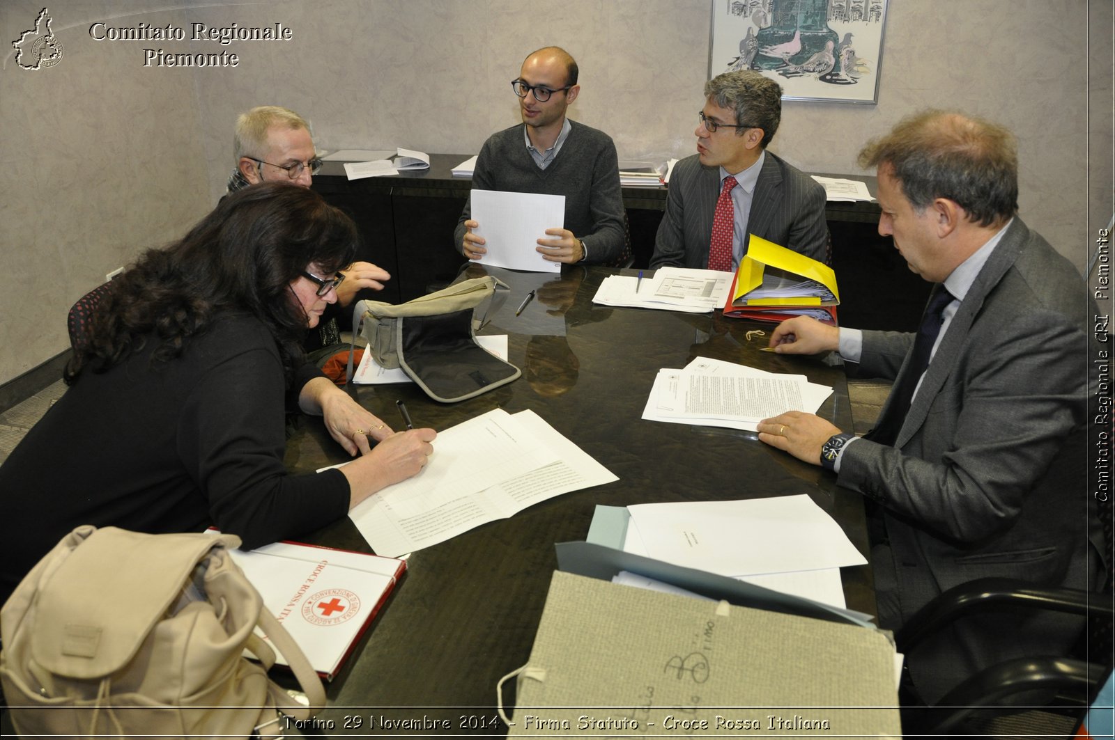 Torino 29 Novembre 2014 - Firma Statuto - Croce Rossa Italiana- Comitato Regionale del Piemonte